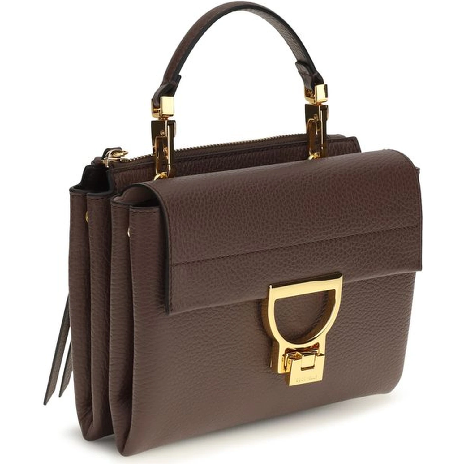 Brown Calf Leather Bos Taurus Handbag