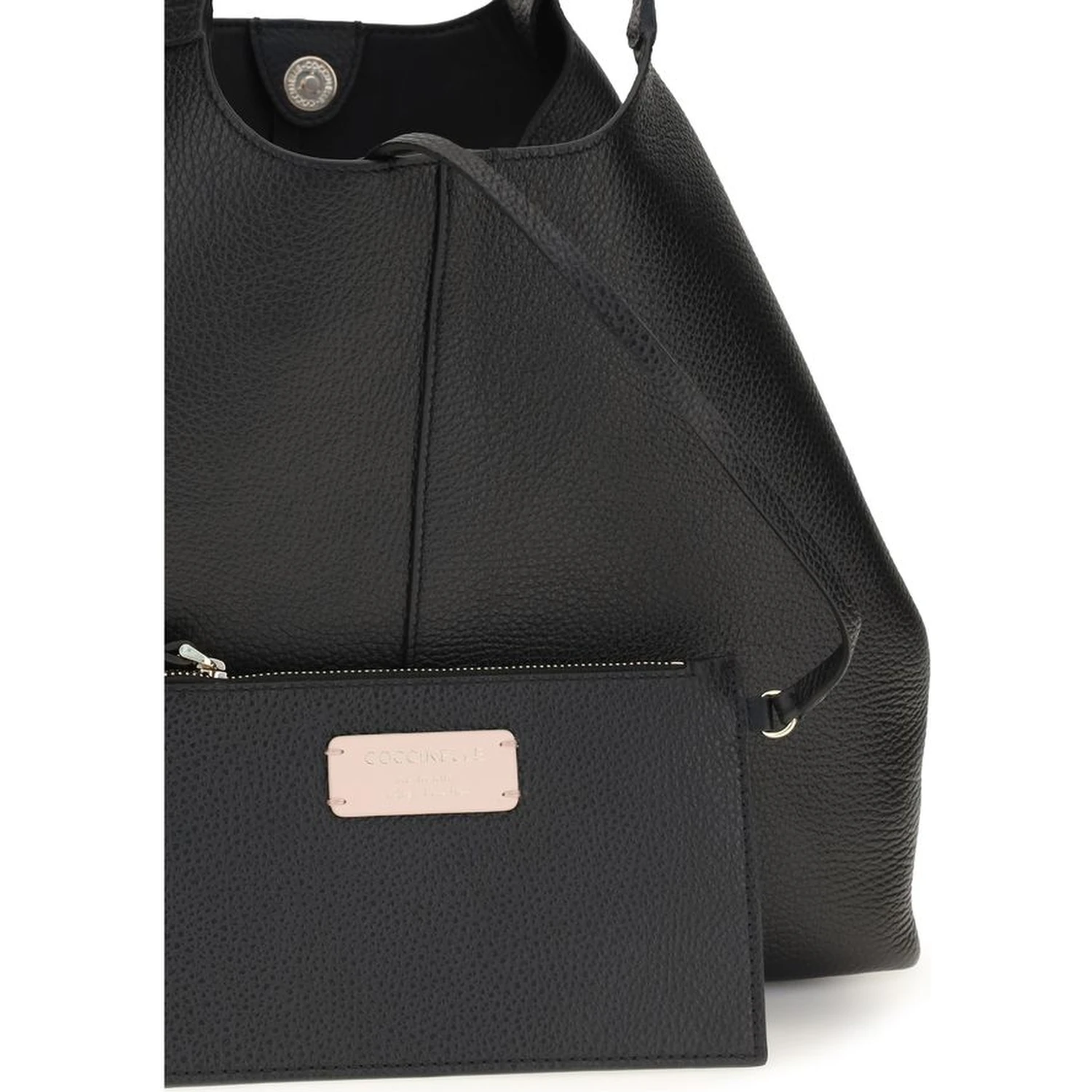Black Calf Leather Bos Taurus Shoulder Bag