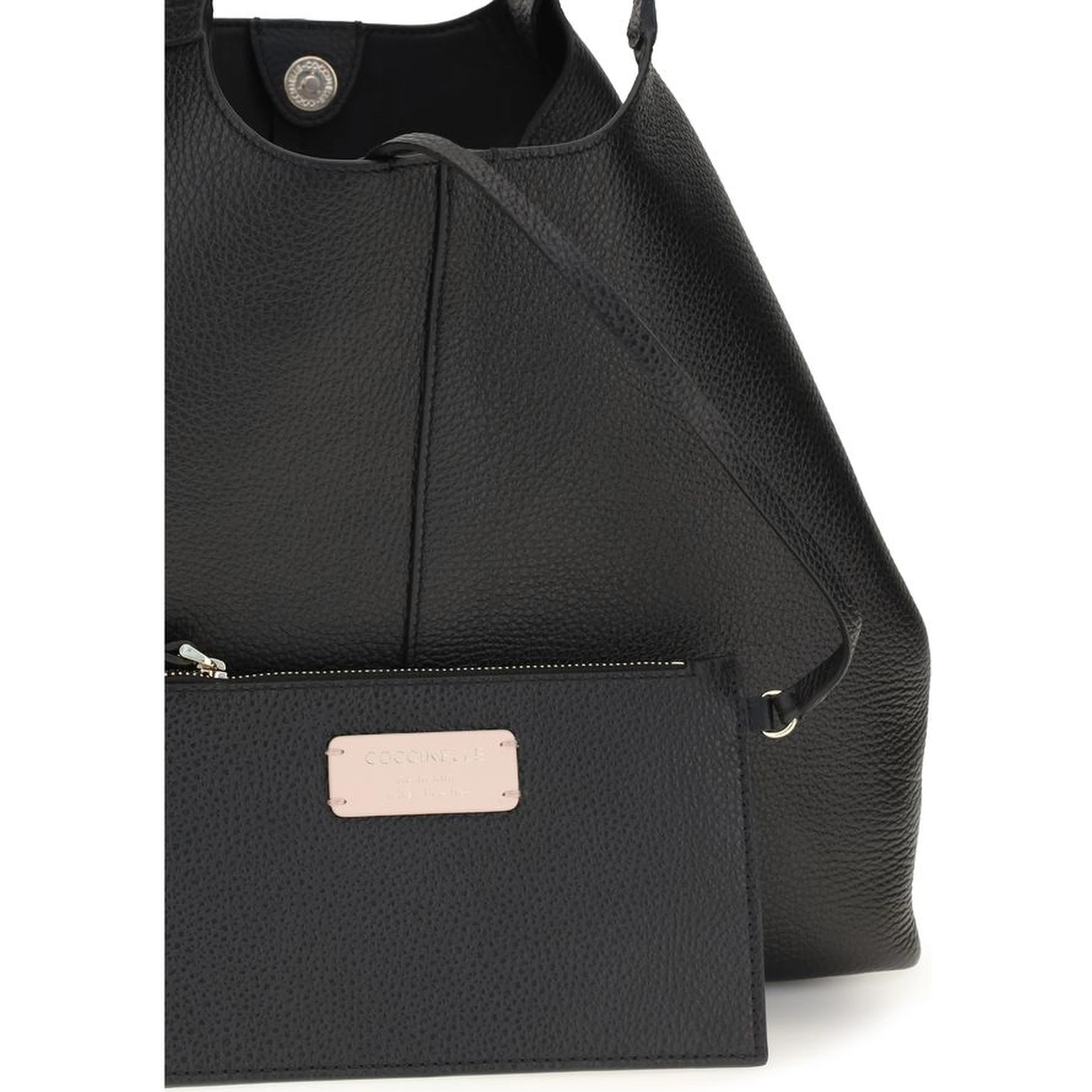 Black Calf Leather Bos Taurus Shoulder Bag