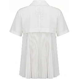 White Cotton Women Shirt
