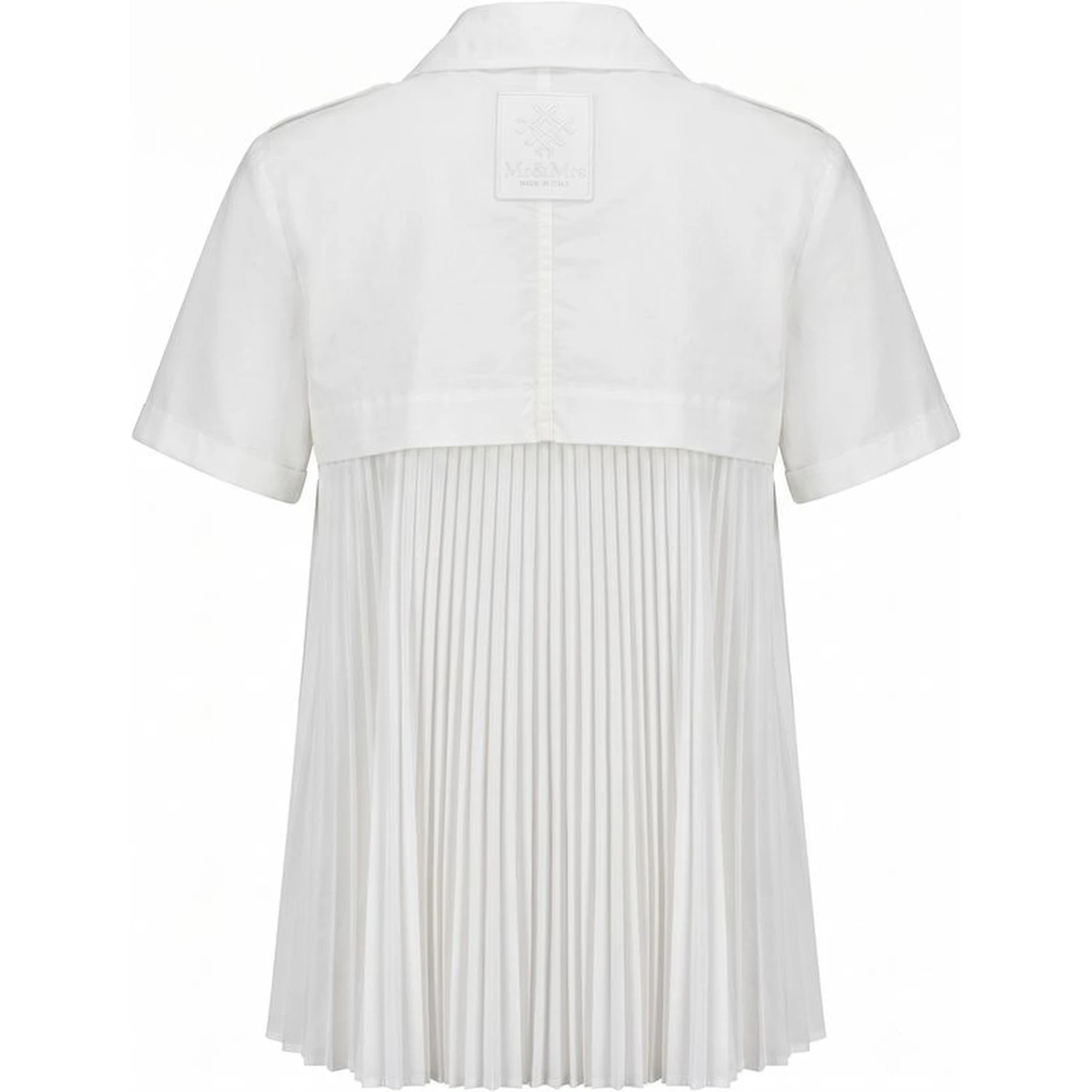 White Cotton Women Shirt