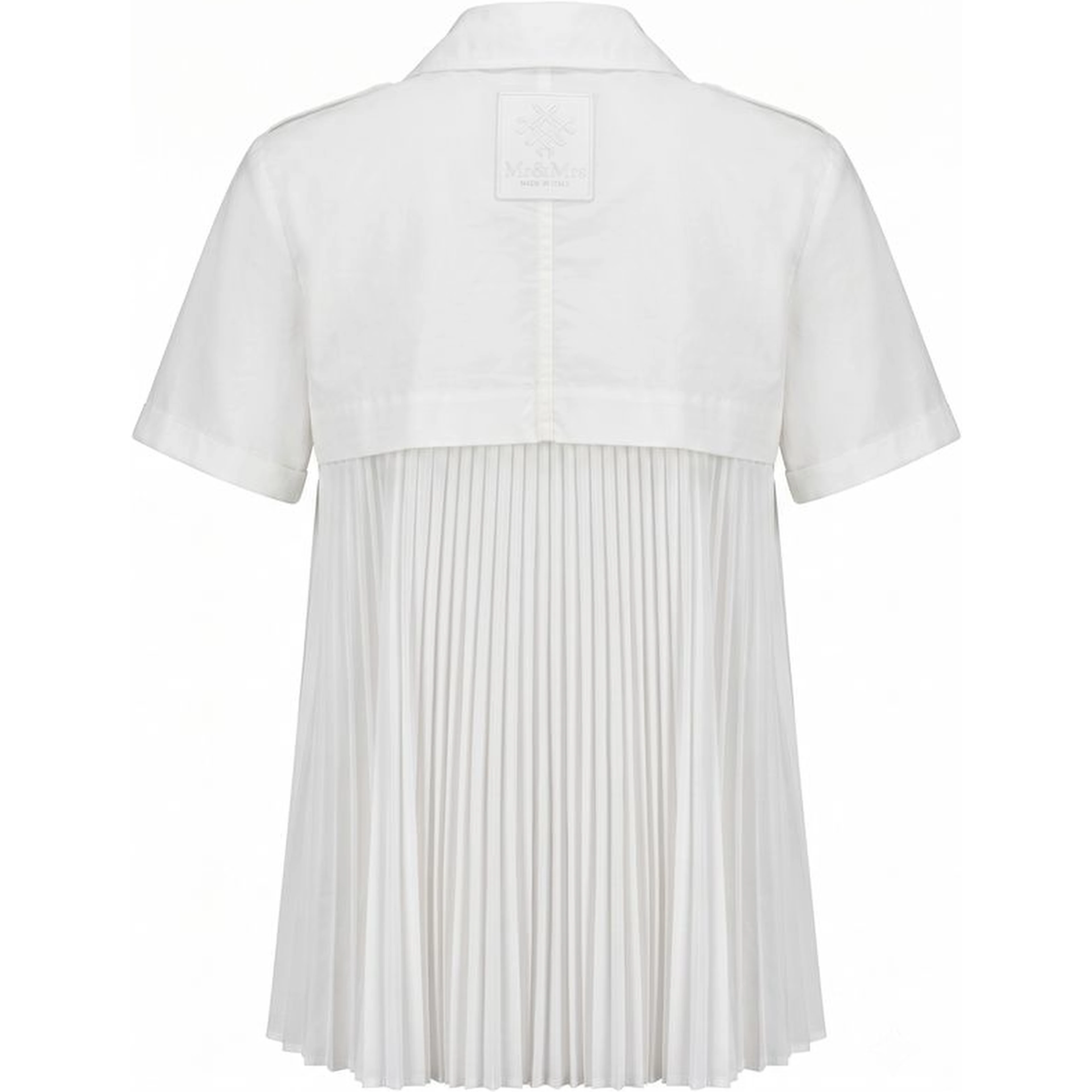 White Cotton Women Shirt