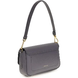 Blue Calf Leather Bos Taurus Shoulder Bag
