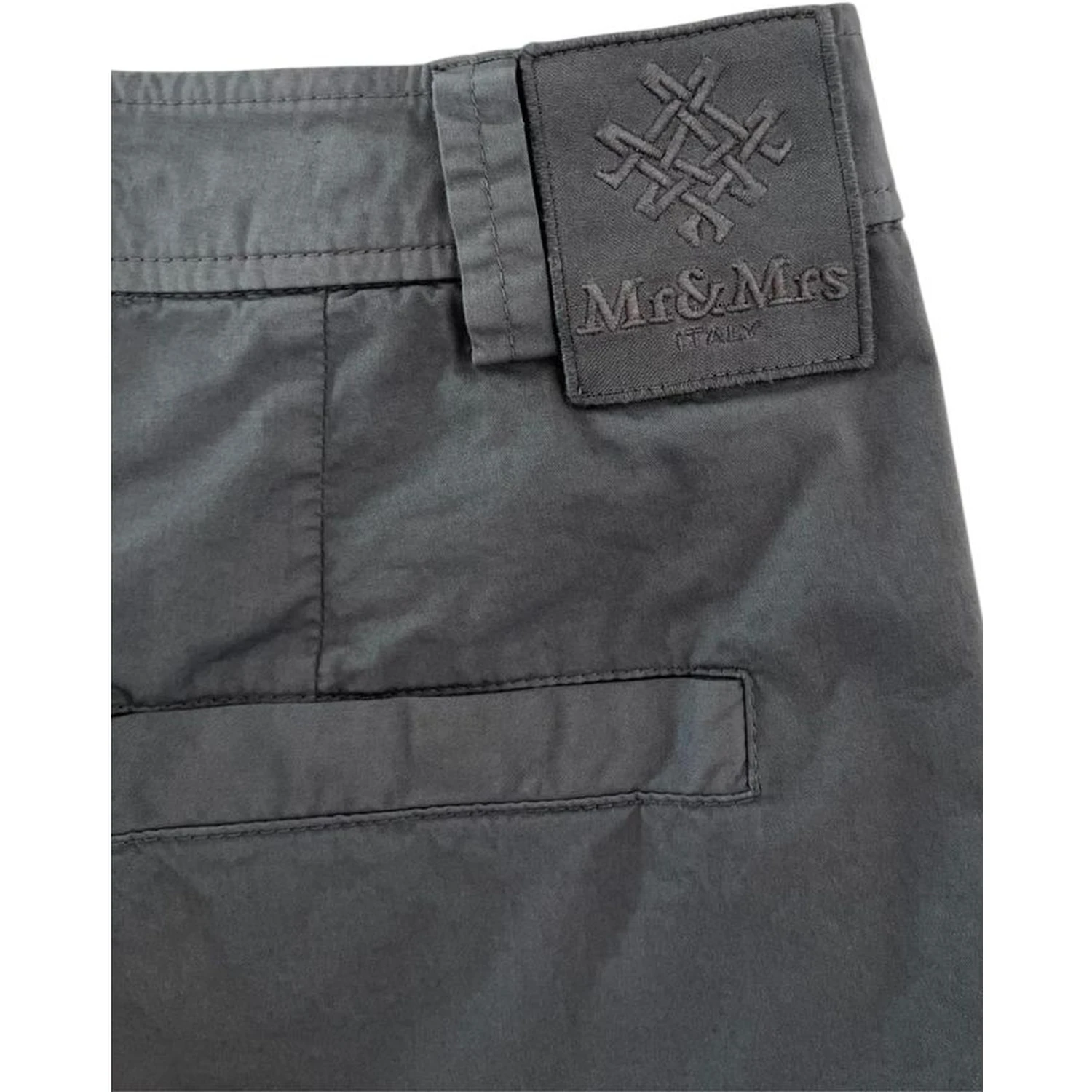 Grey Cotton Women Shorts