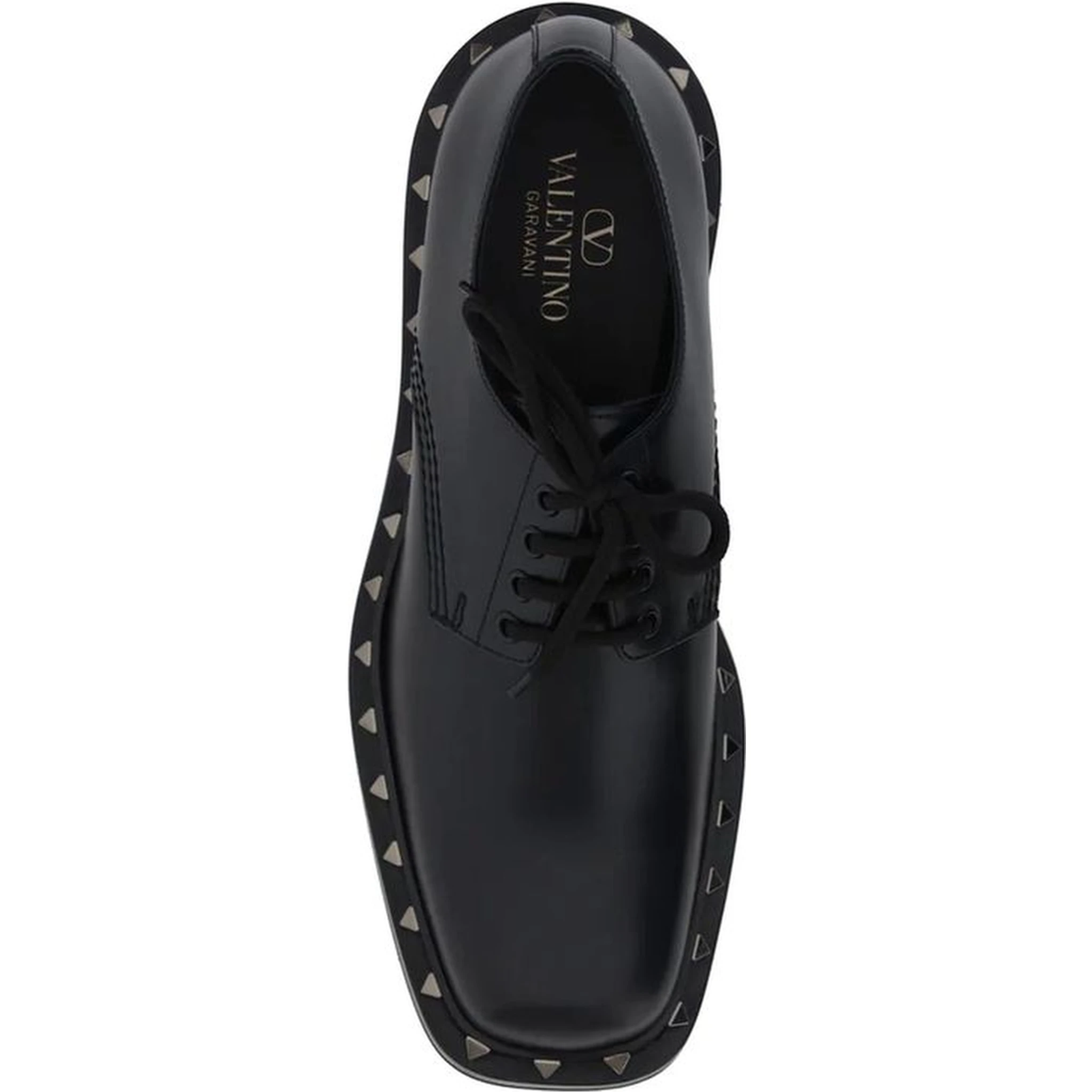 Black Calfskin Oxfords And Derbies