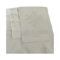 White Cotton Women's Shorts
