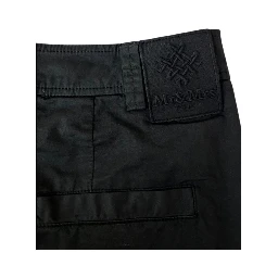 Black Cotton Women Shorts