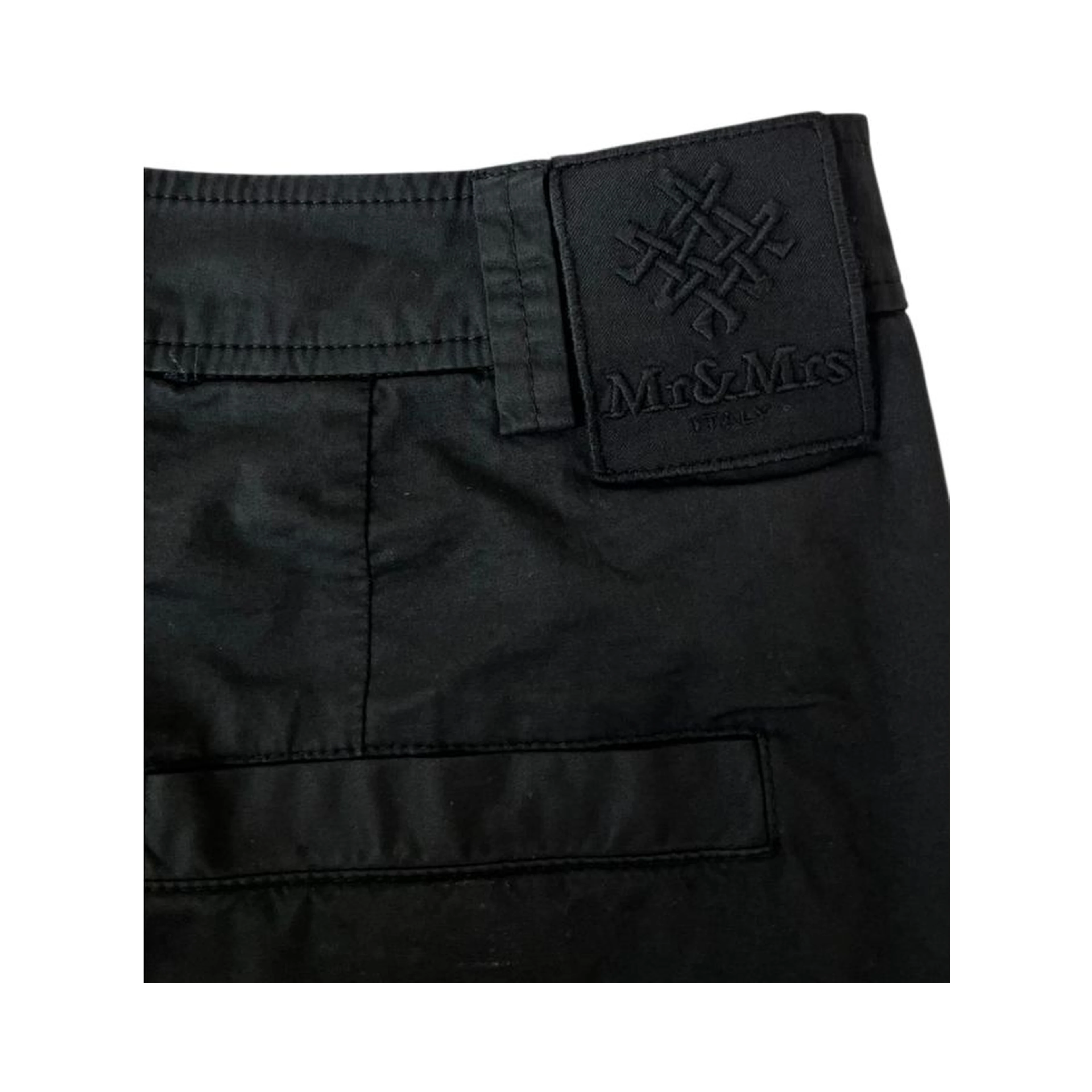 Black Cotton Women Shorts