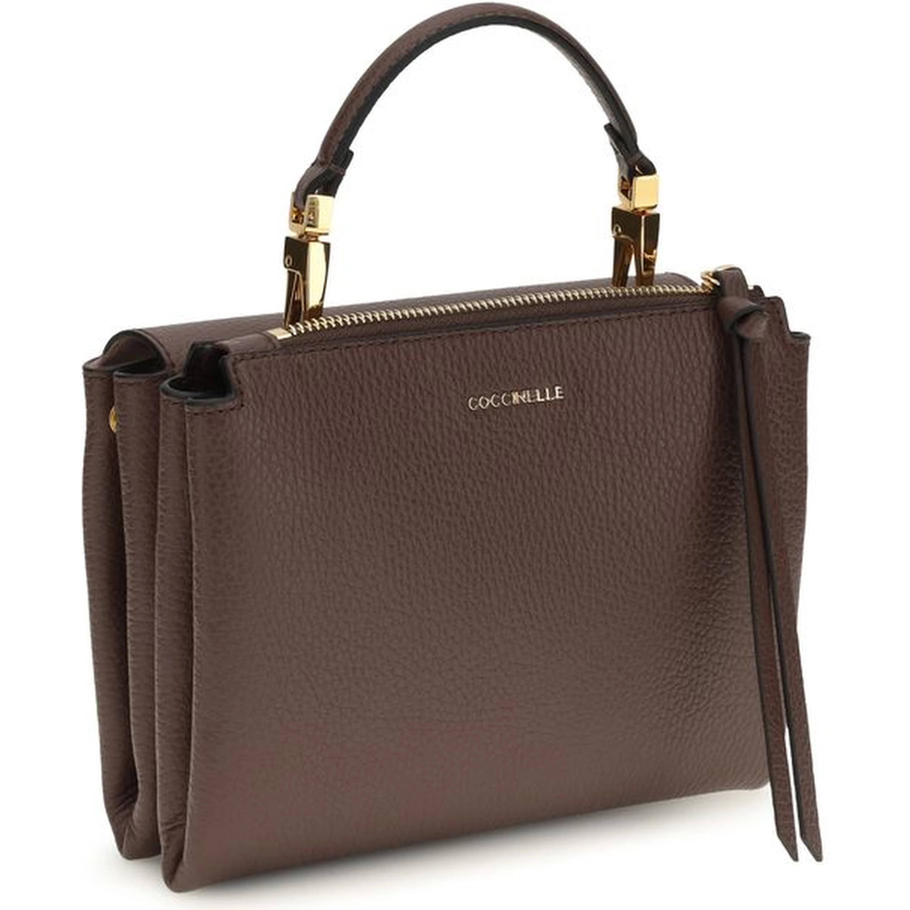 Brown Calf Leather Bos Taurus Handbag