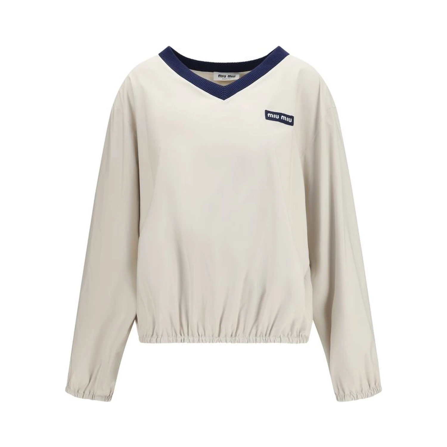 Beige Recycled Polyester Sweatshirt
