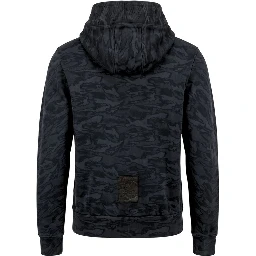Black Cotton Women's Sweatshirt