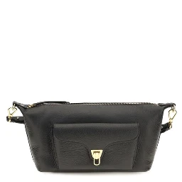 Black Calf Leather Bos Taurus Shoulder Bag