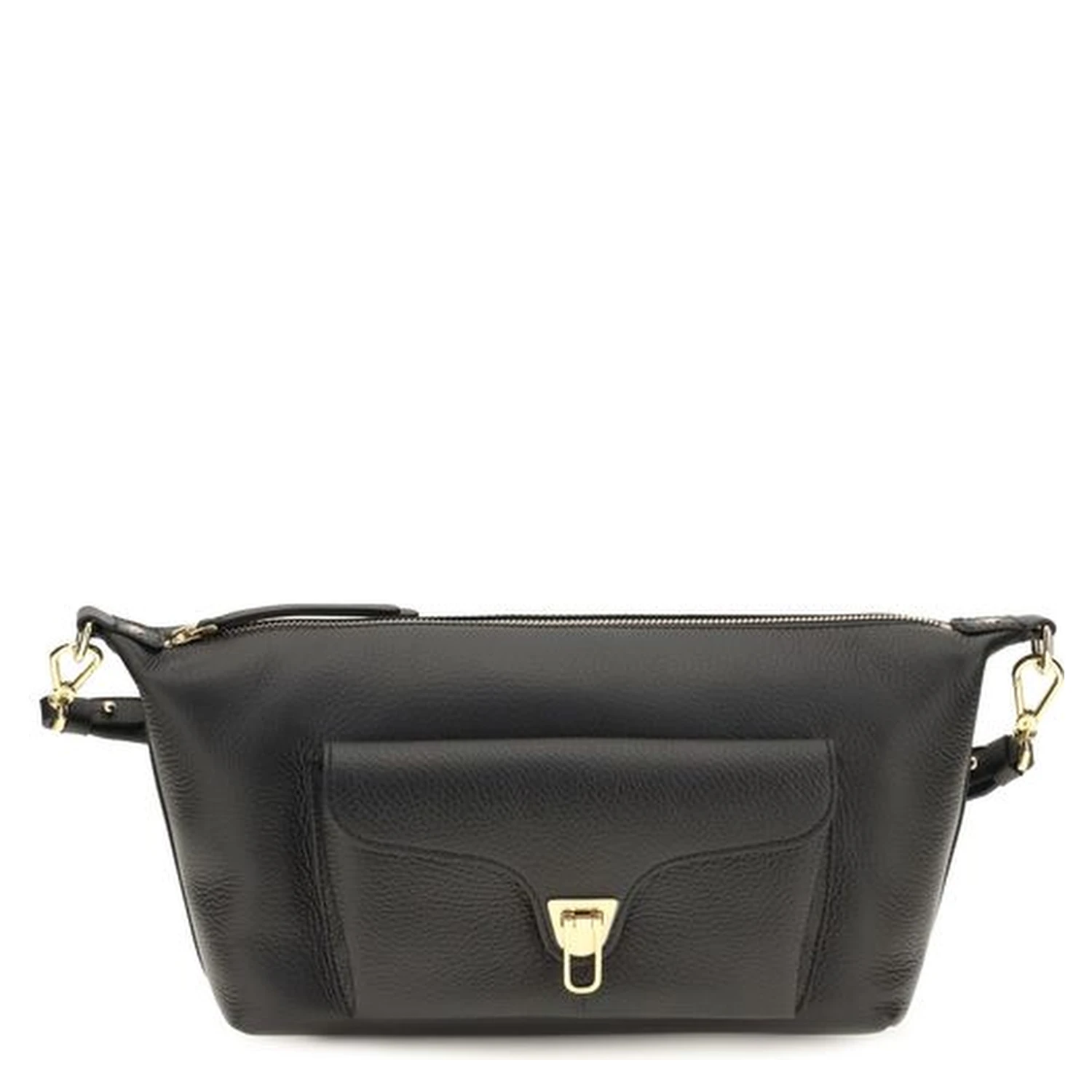 Black Calf Leather Bos Taurus Shoulder Bag
