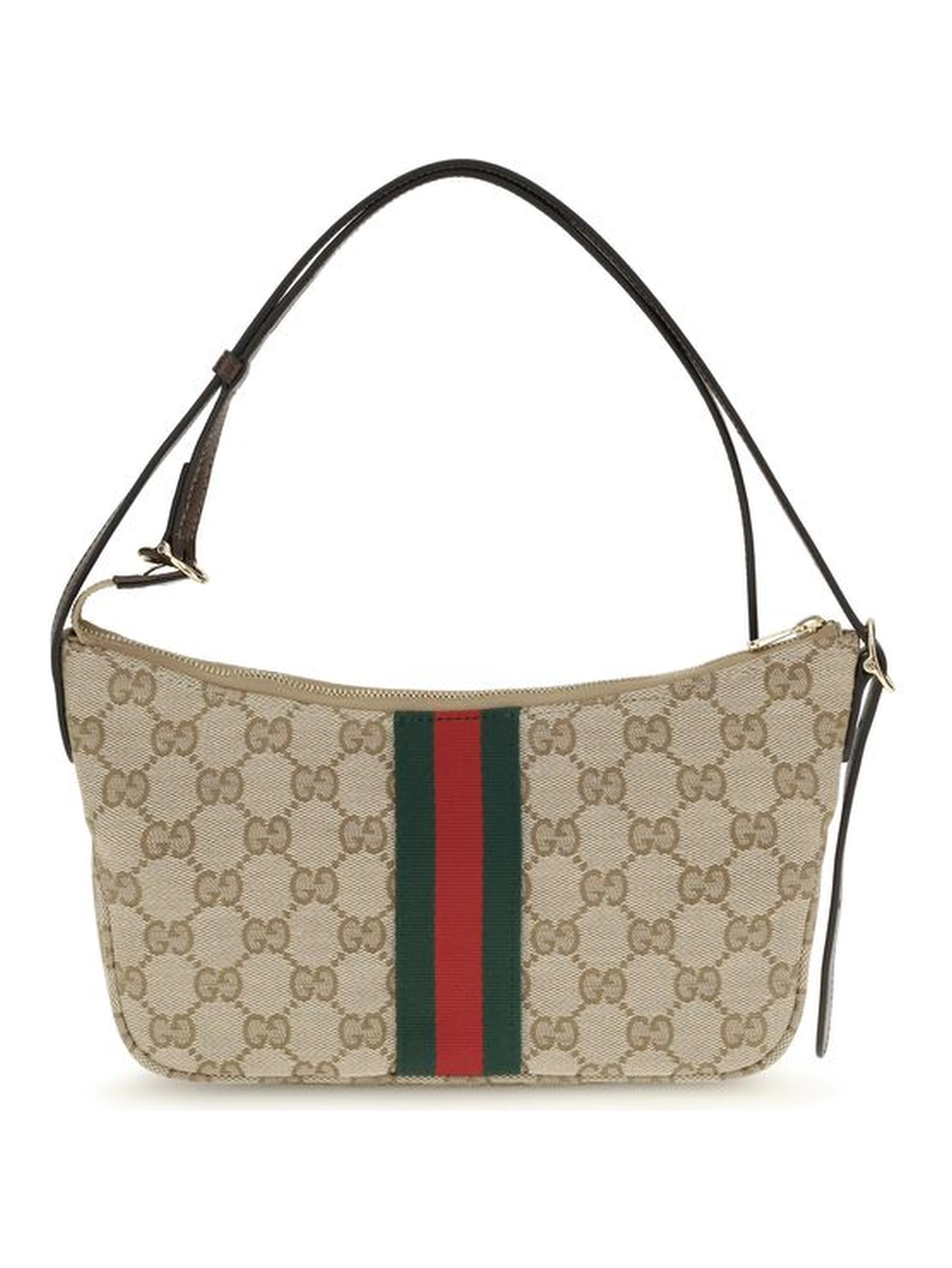 Beige Fabric Shoulder Bag