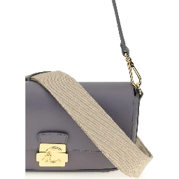 Blue Calf Leather Bos Taurus Shoulder Bag