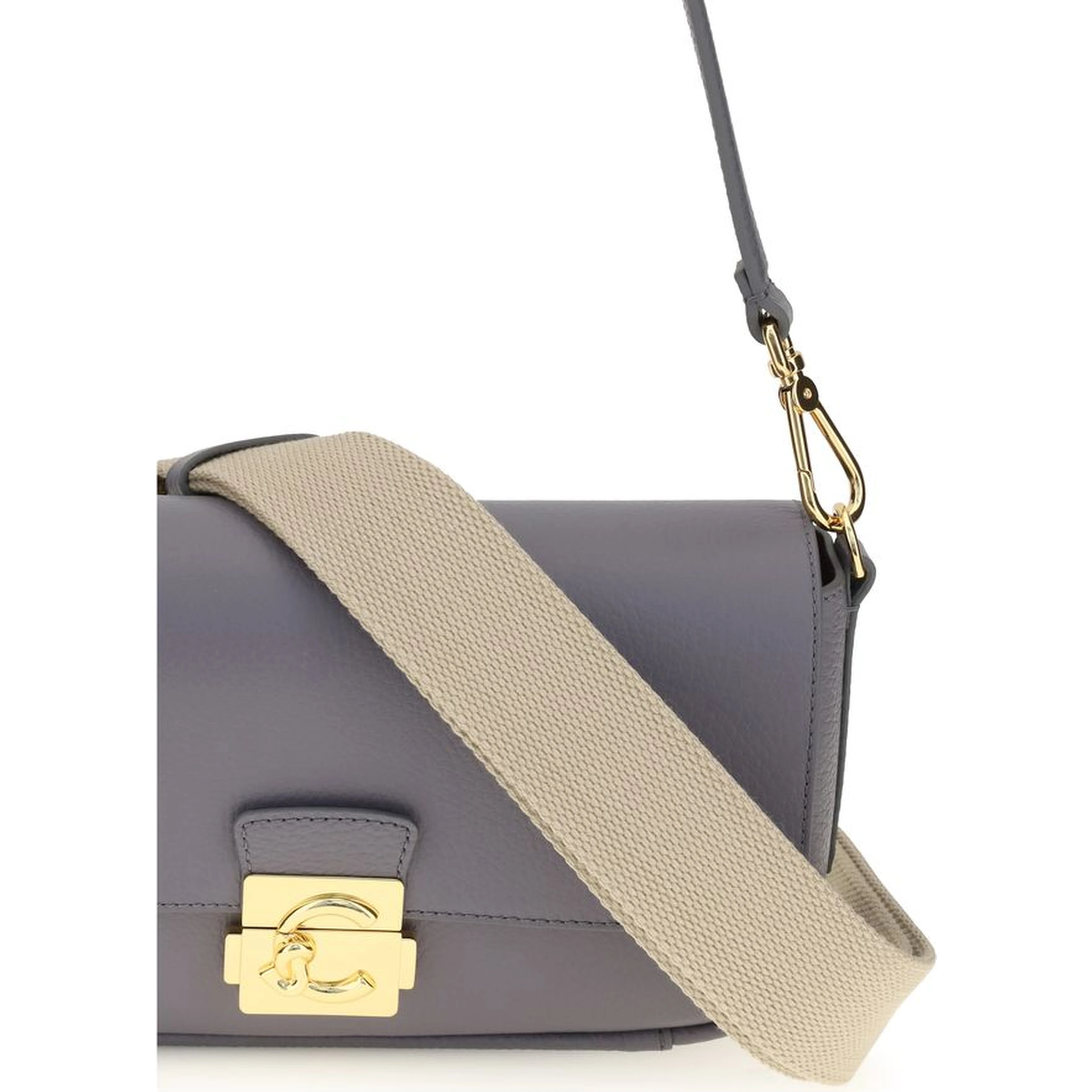 Blue Calf Leather Bos Taurus Shoulder Bag