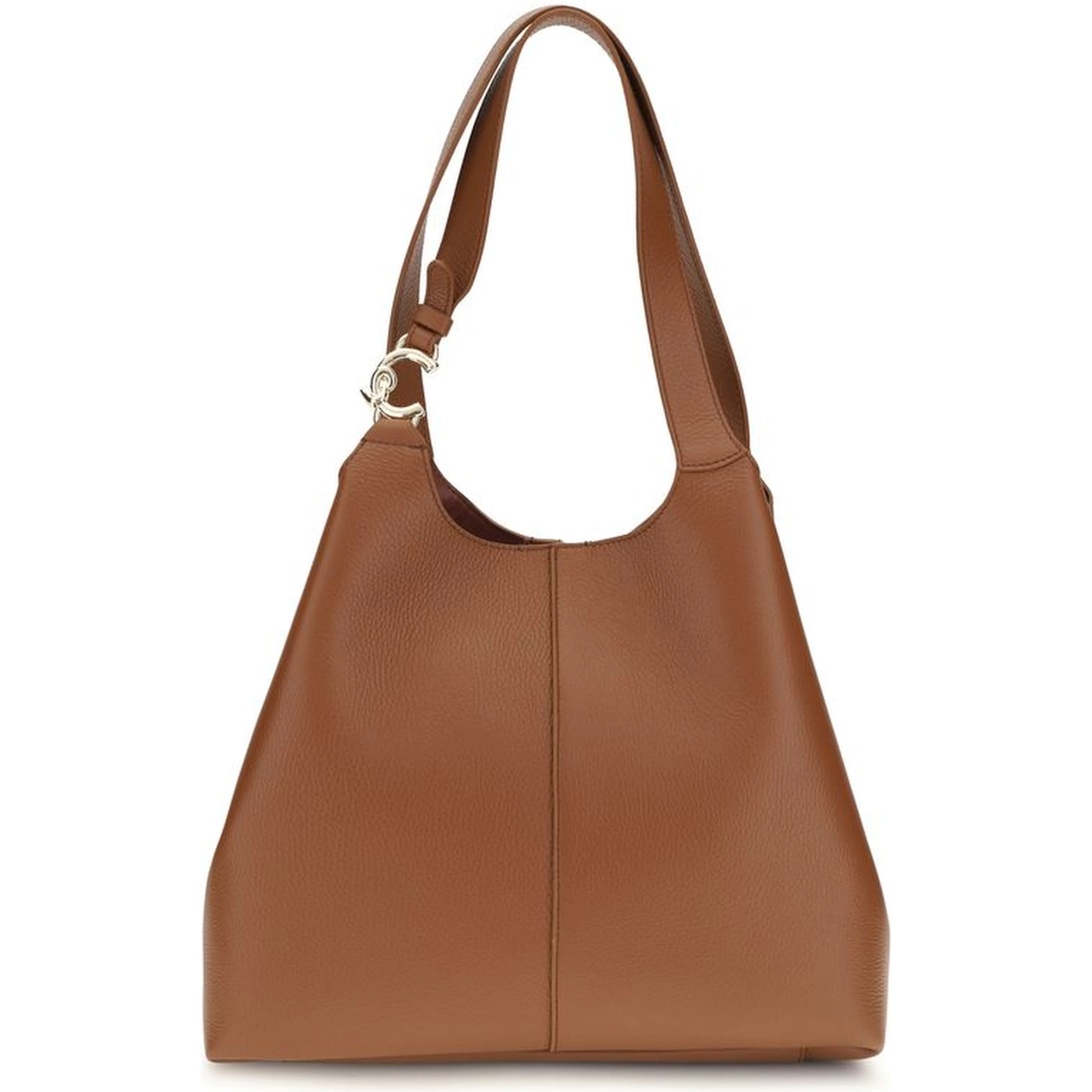 Brown Calf Leather Bos Taurus Shoulder Bag