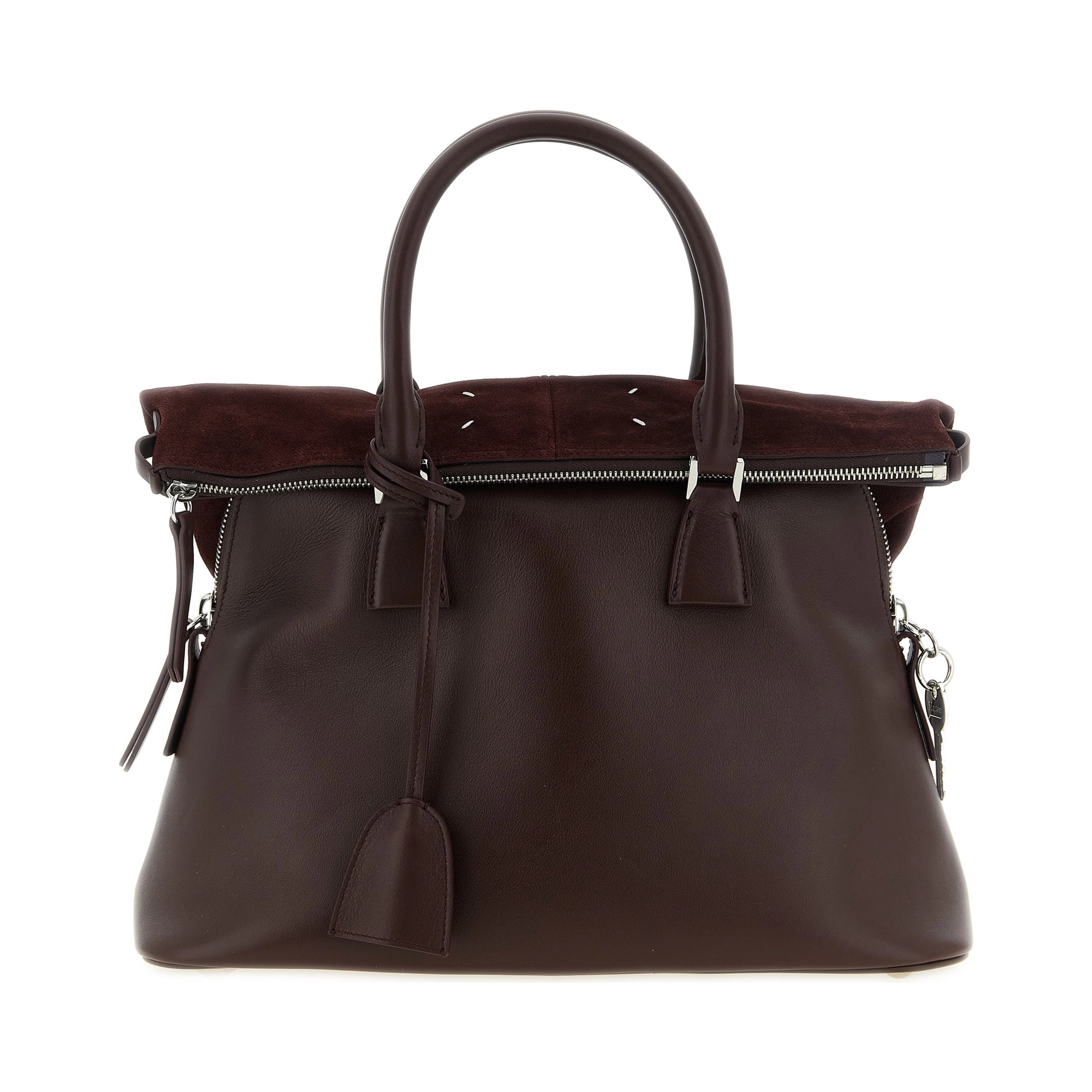 Bordeaux Calfskin Shoulder Bag