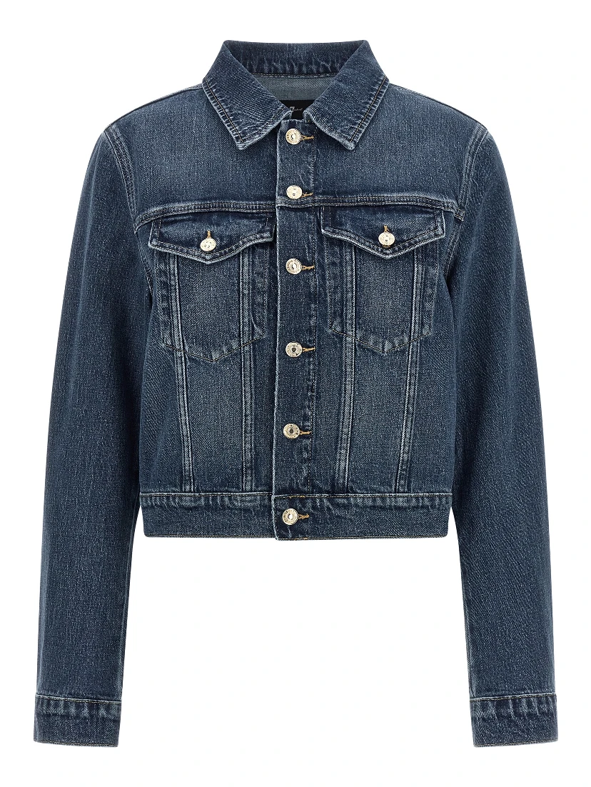 Blue Cotton Denim Jacket