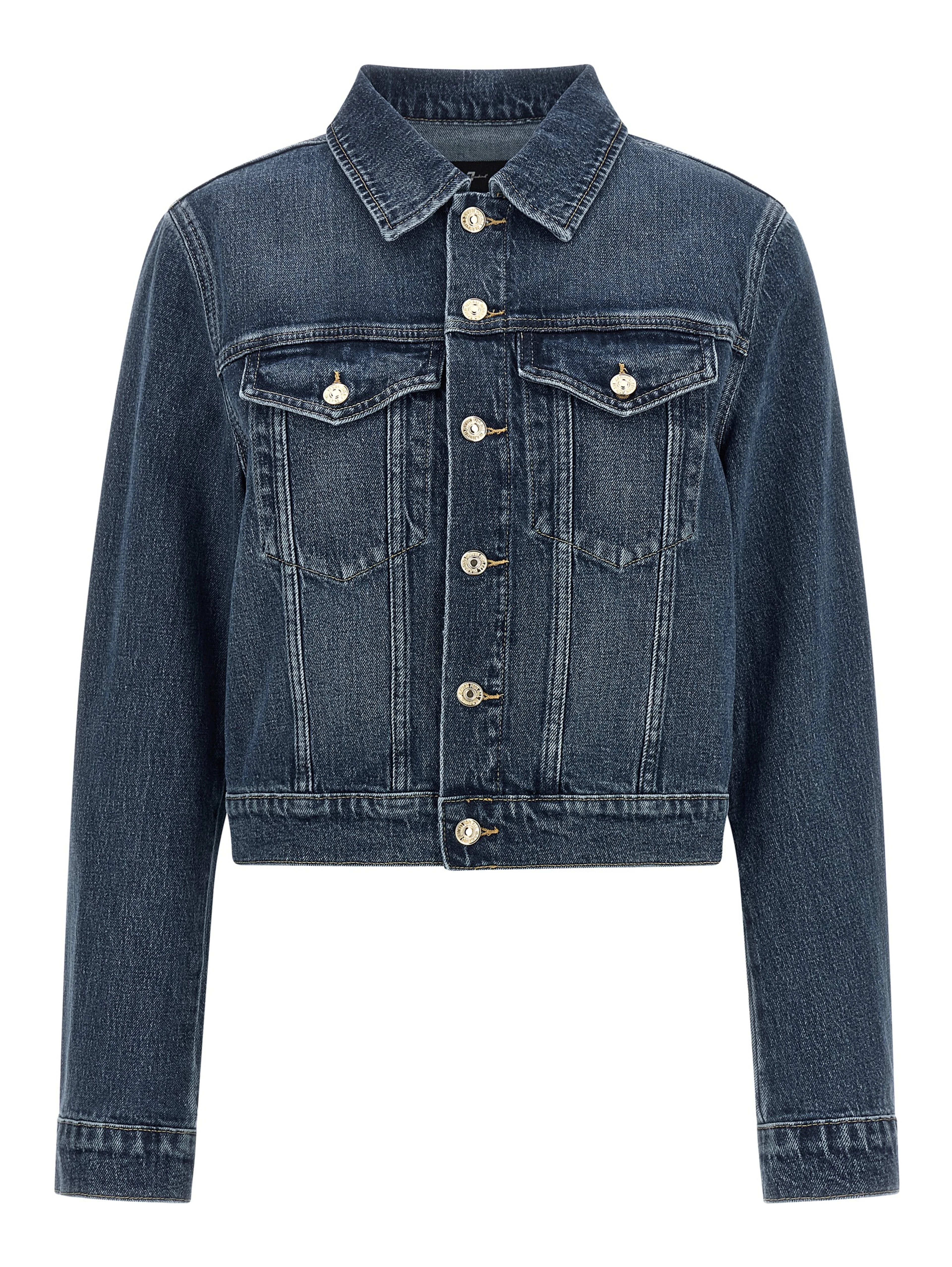 Blue Cotton Denim Jacket