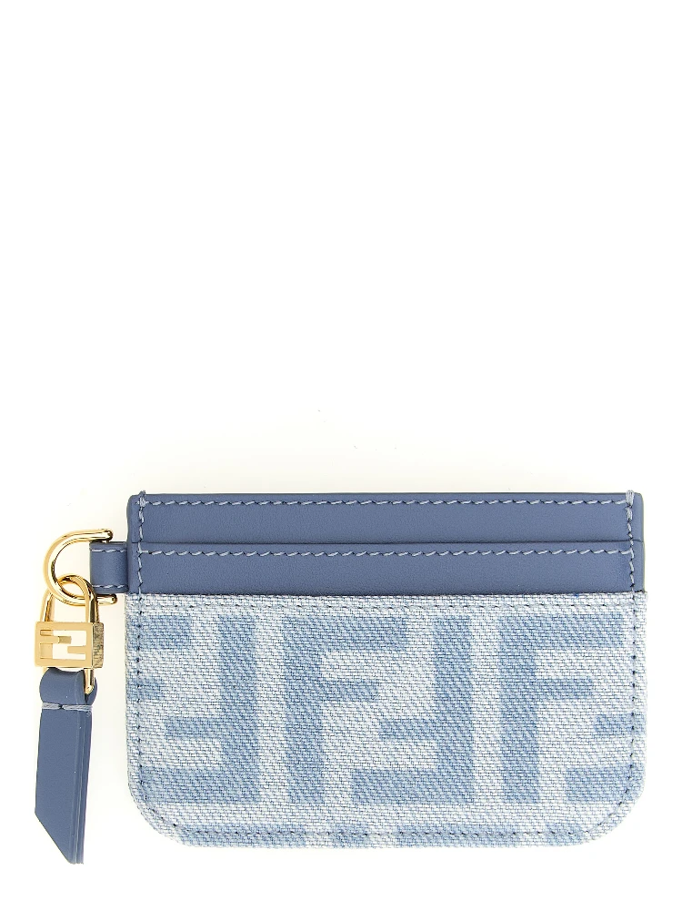 Blue Cotton Cardholder