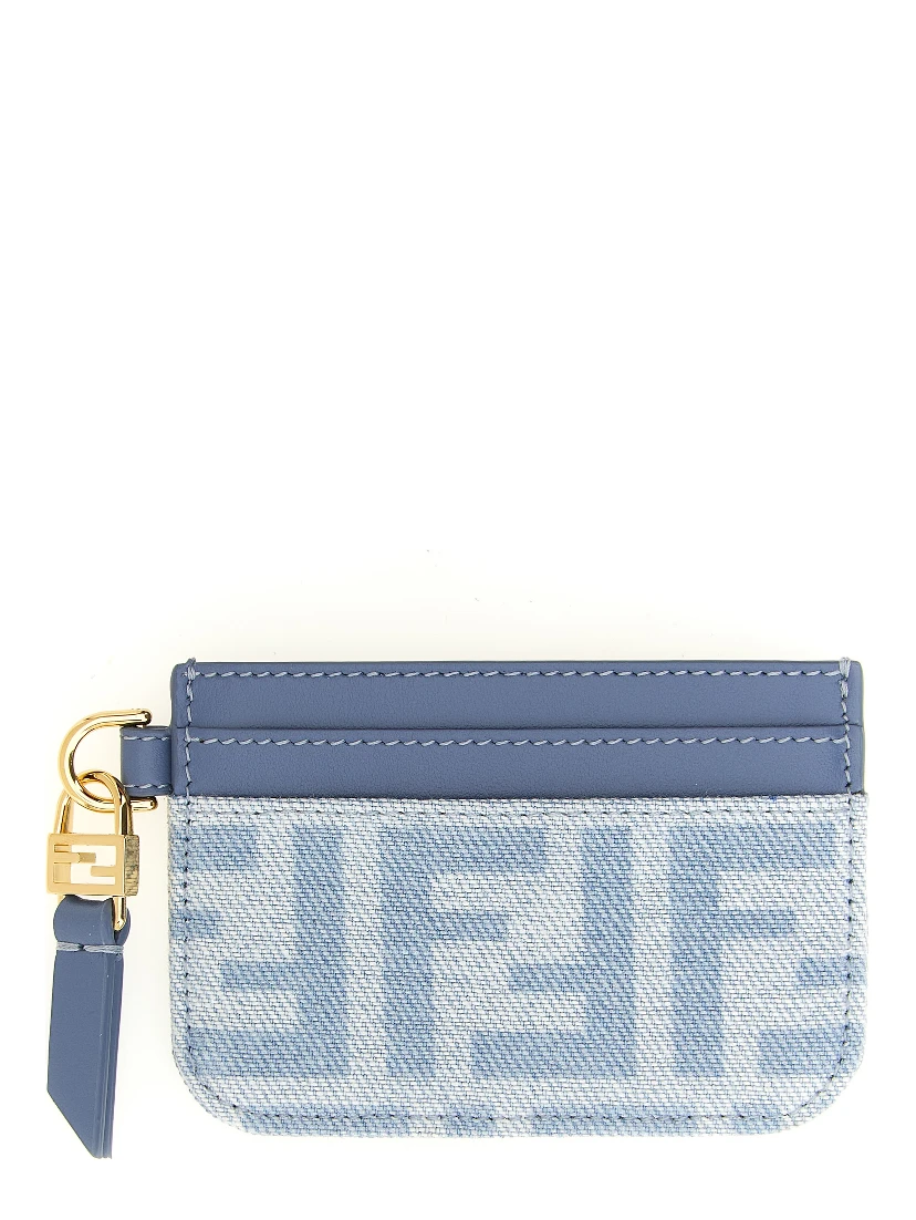 Blue Cotton Cardholder