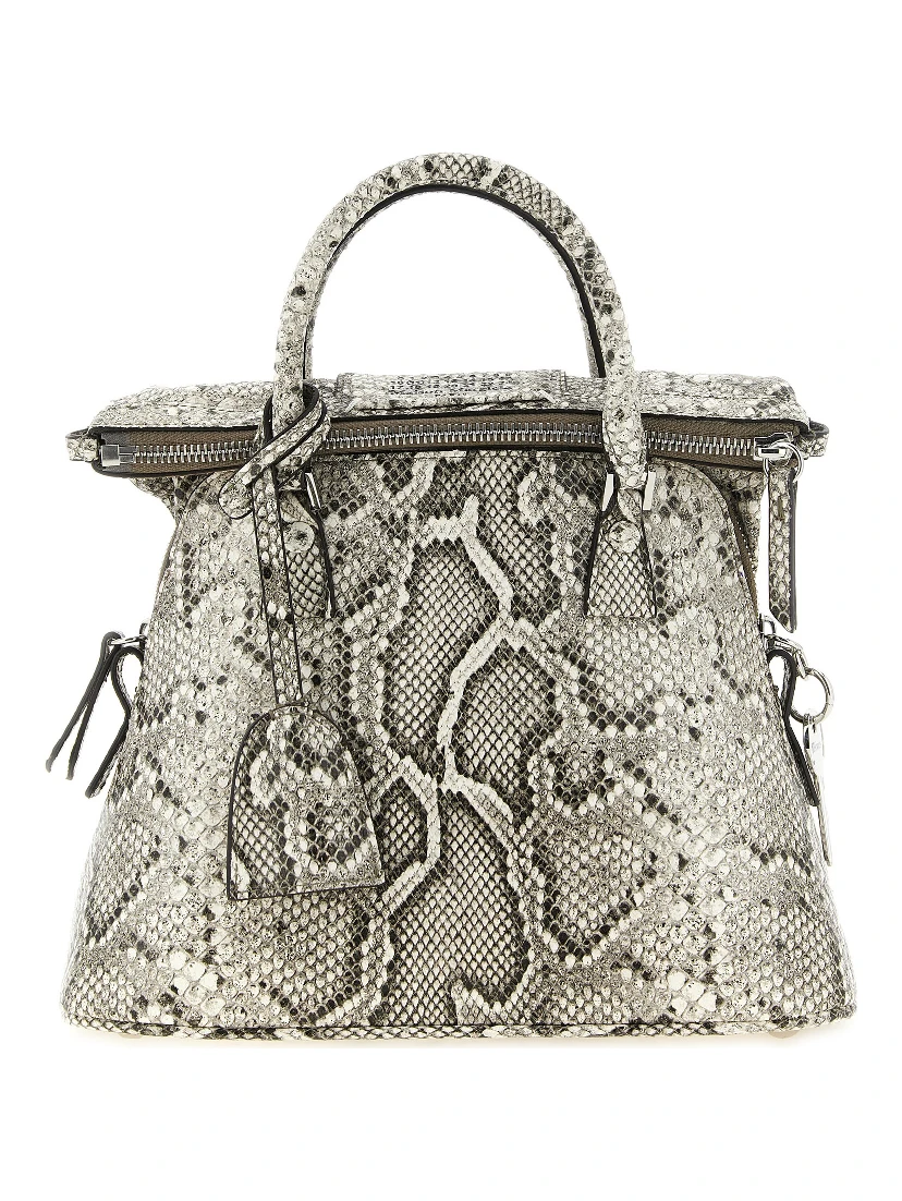 Gray Goatskin Shoulder Bag