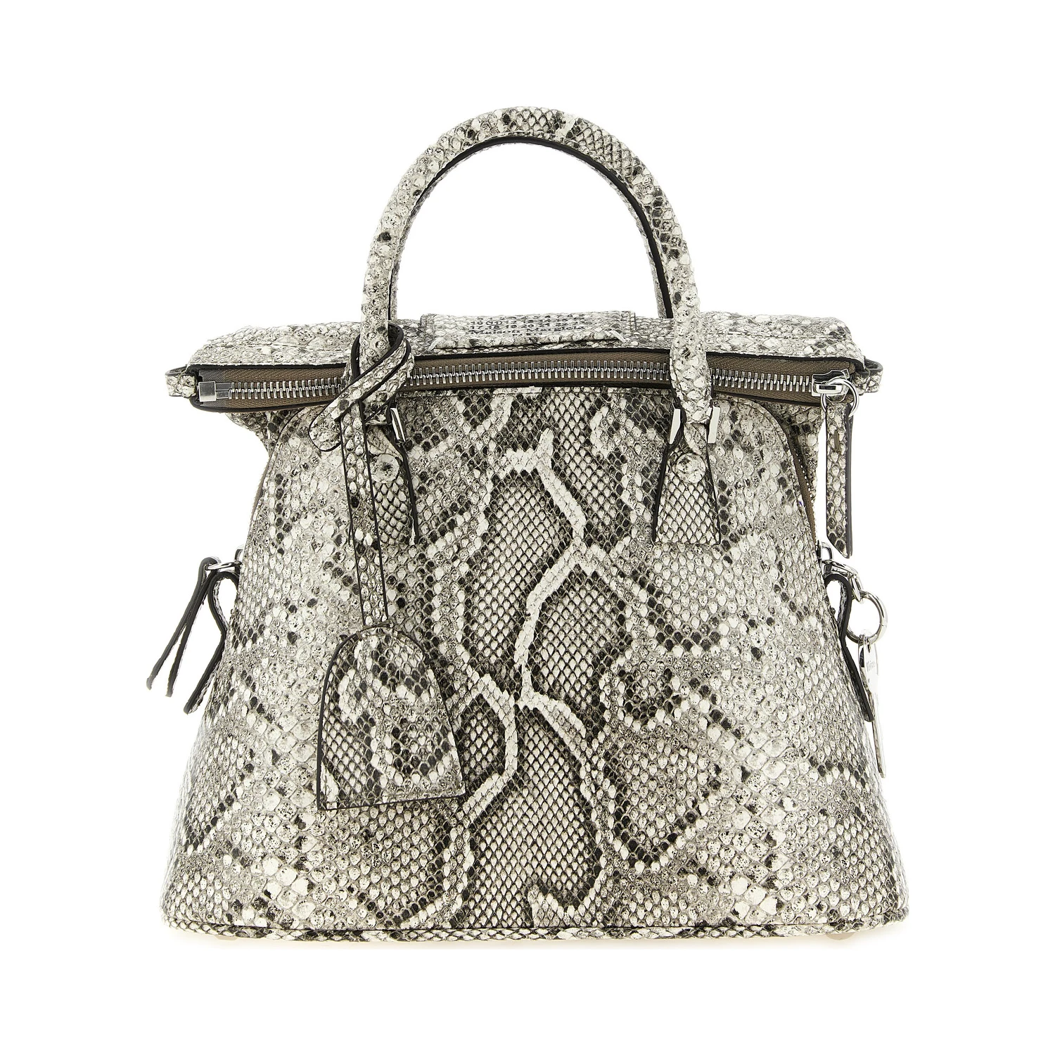 Gray Goatskin Shoulder Bag