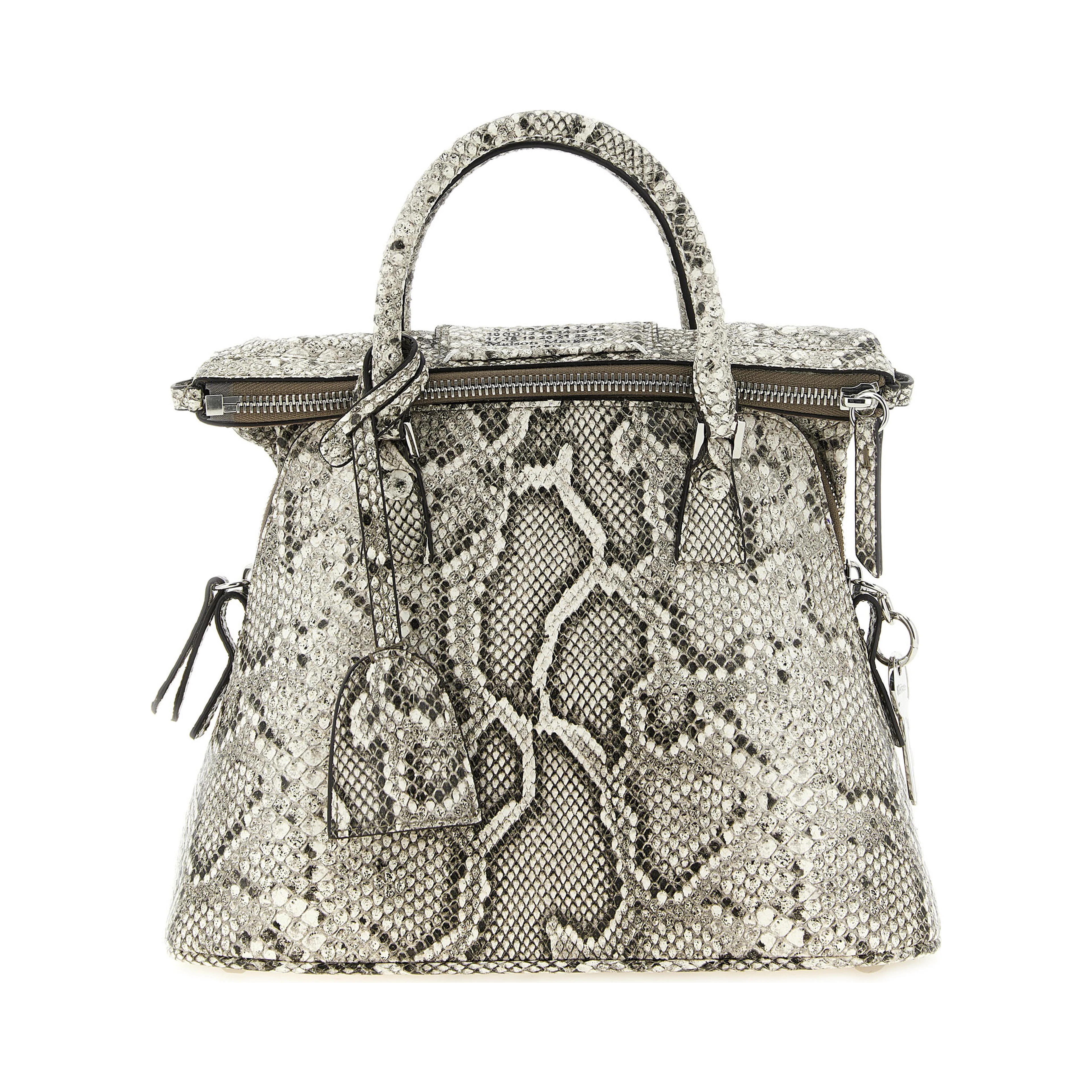 Gray Goatskin Shoulder Bag