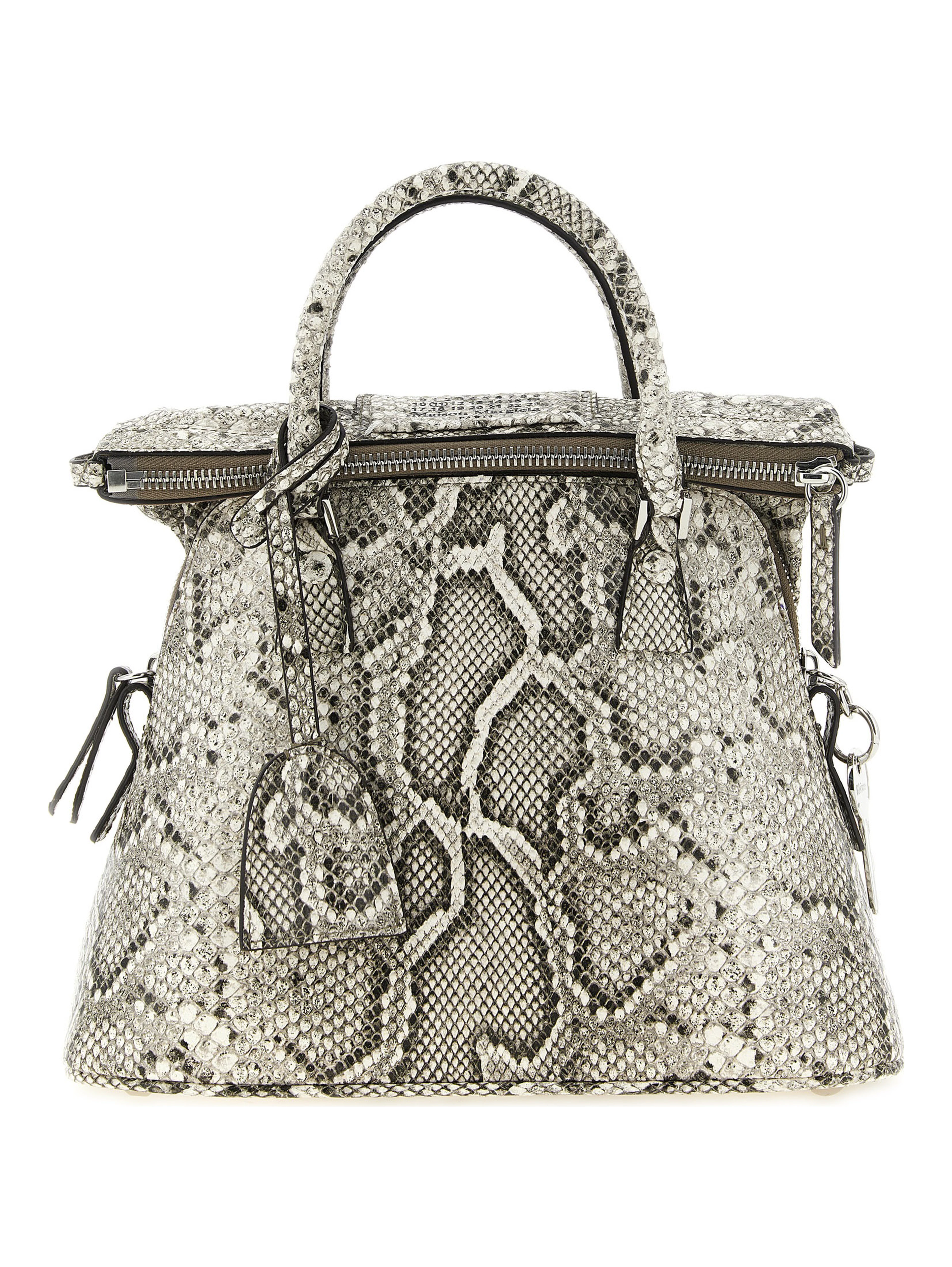 Gray Goatskin Shoulder Bag