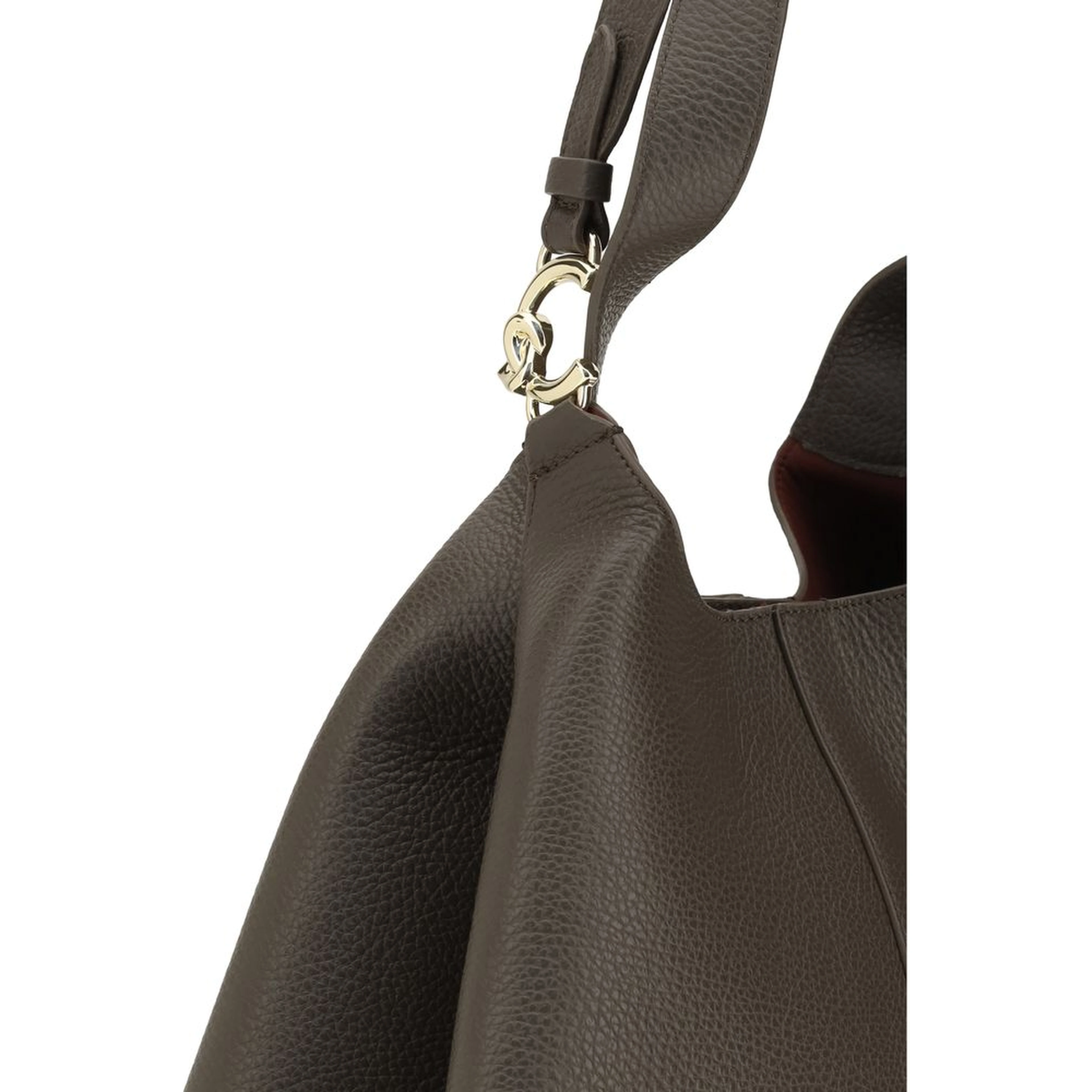 Brown Calf Leather Bos Taurus Shoulder Bag
