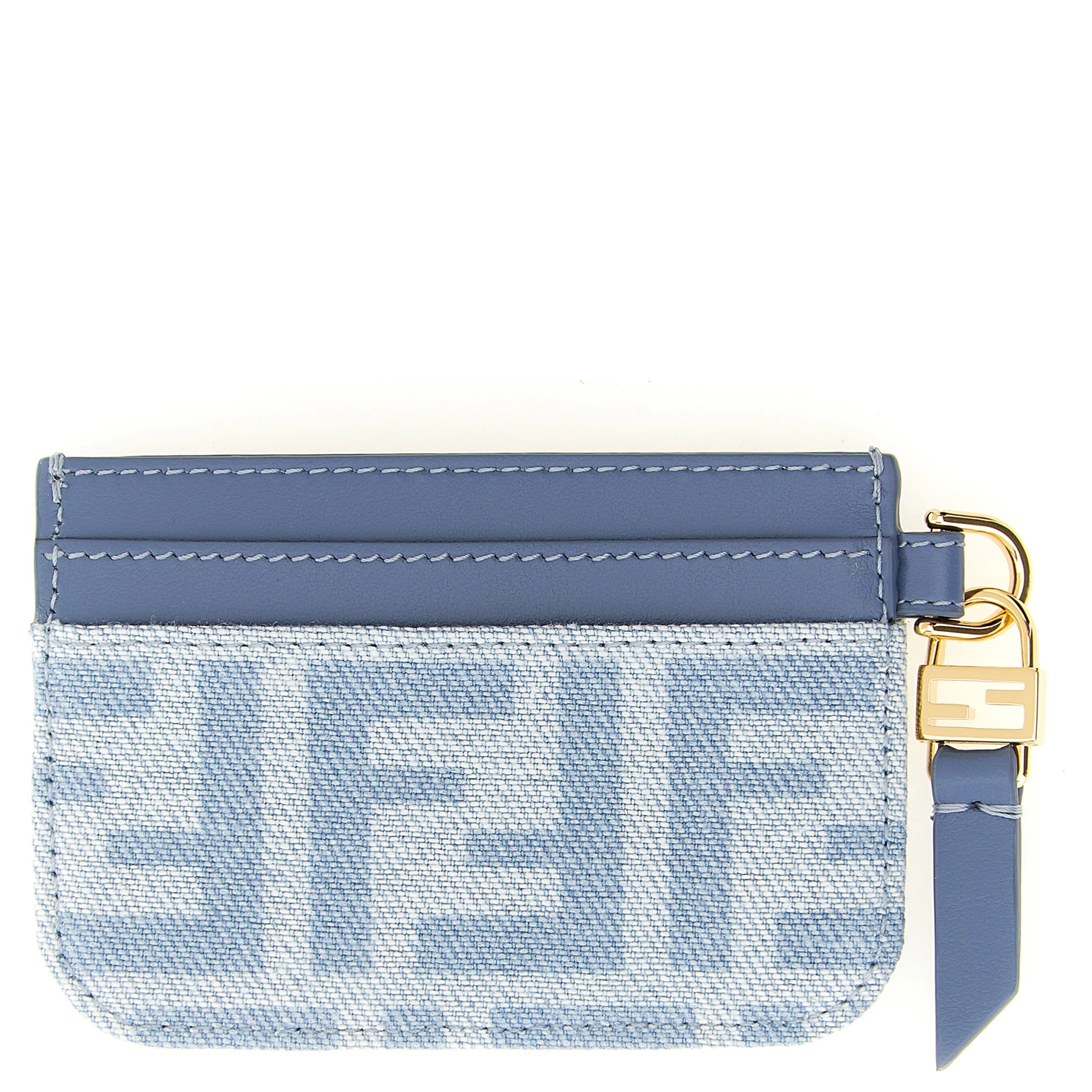 Blue Cotton Cardholder