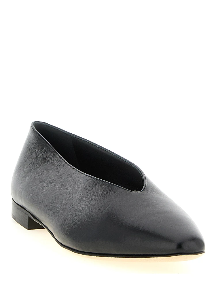 Black Leather Ballet Flats alternative