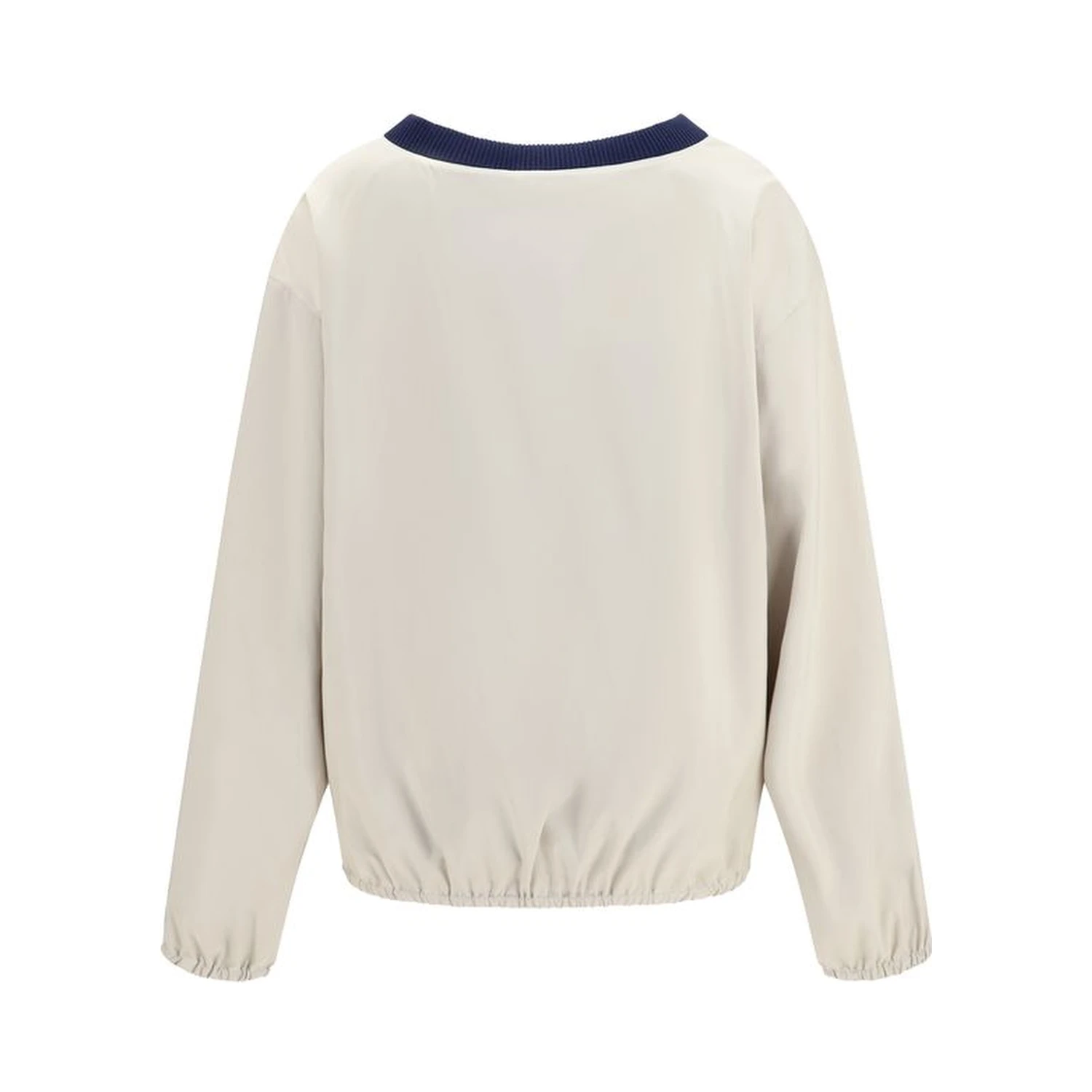 Beige Recycled Polyester Sweatshirt