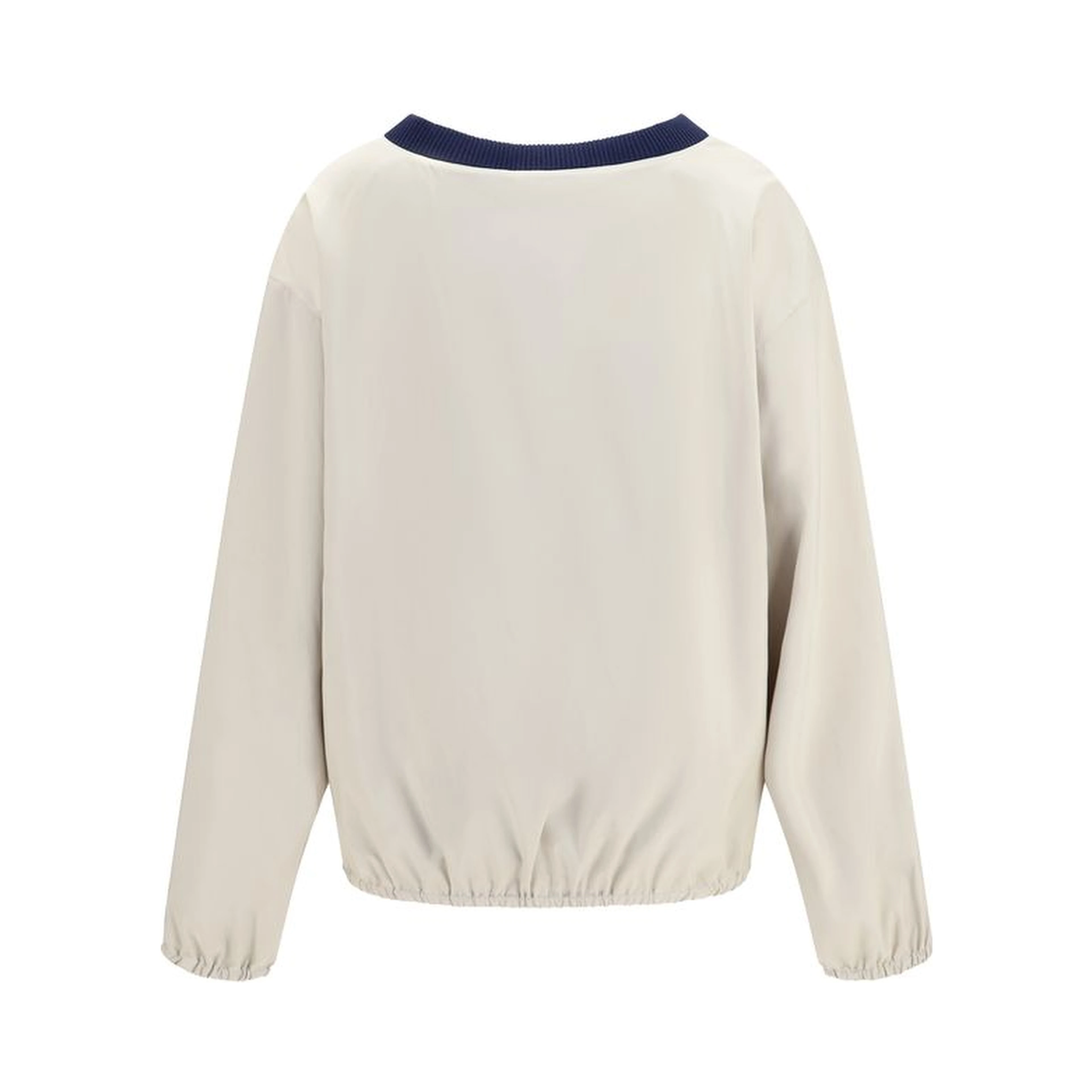 Beige Recycled Polyester Sweatshirt