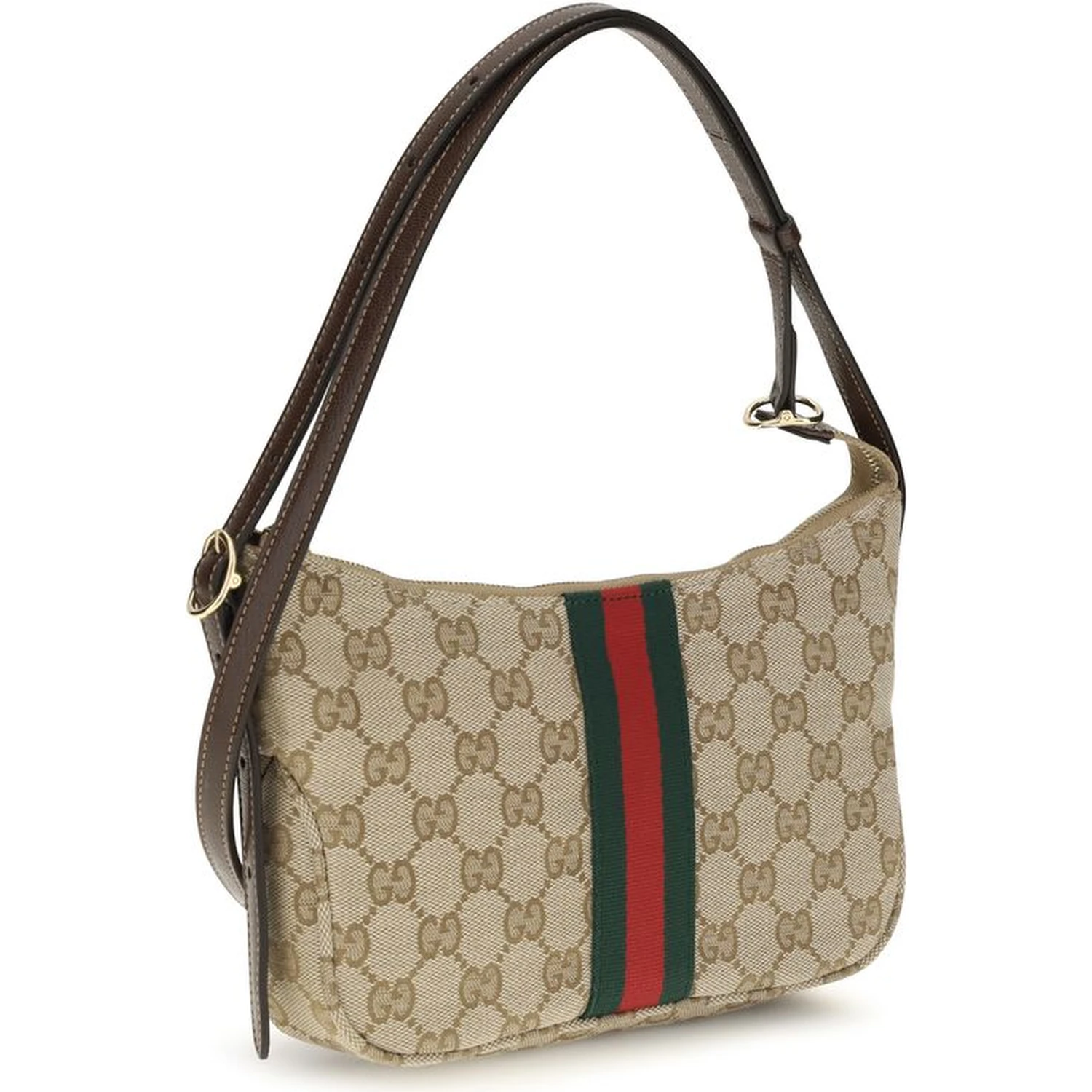 Beige Fabric Shoulder Bag
