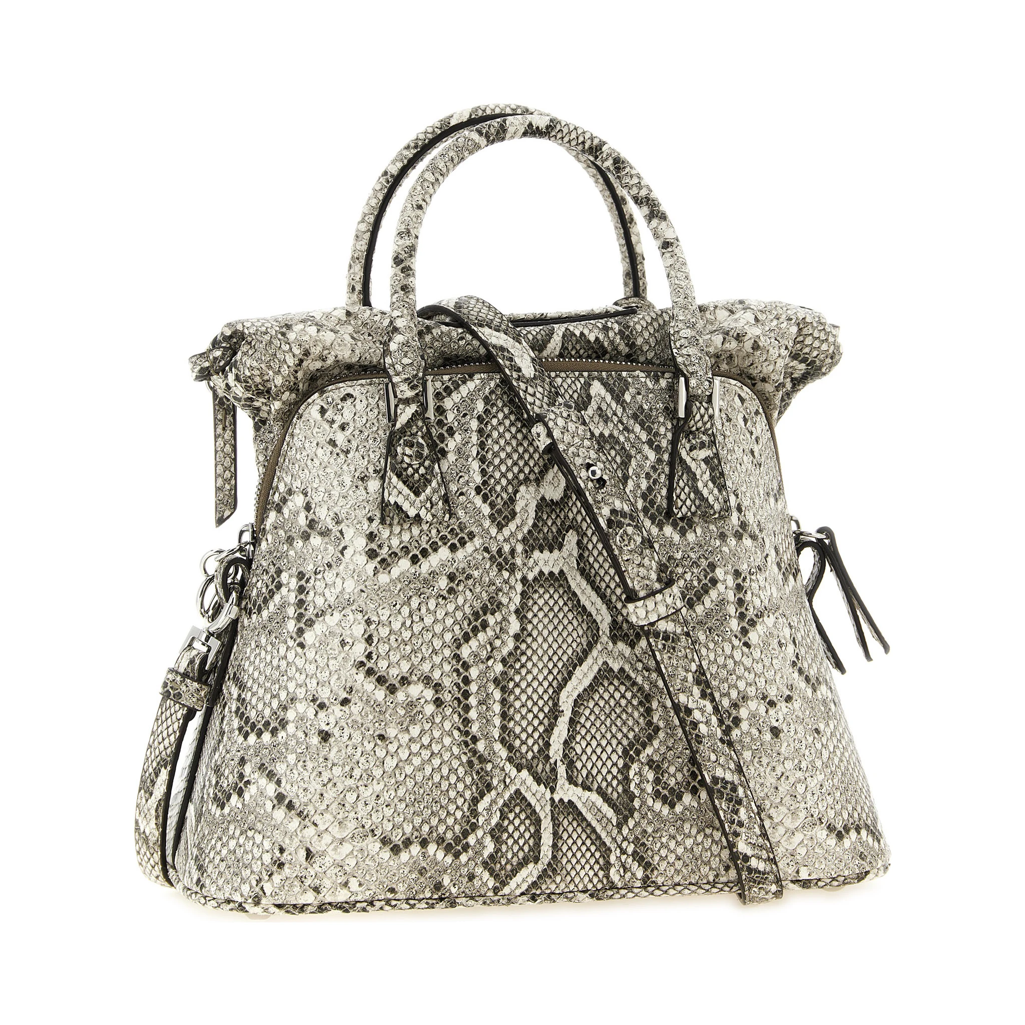 Gray Goatskin Shoulder Bag
