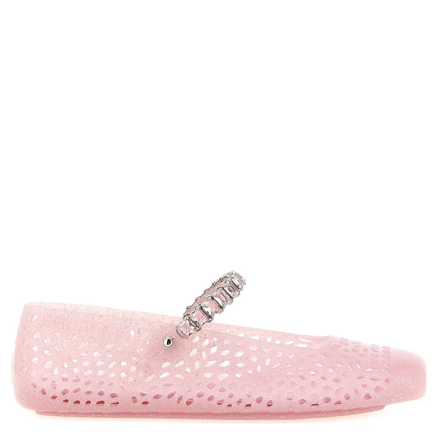 Multicolor Plastic Ballet Flats