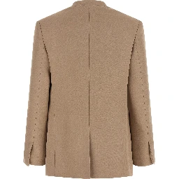 Beige Acetate Blazer