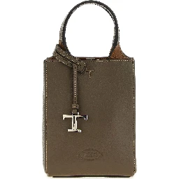 Bicolor Calfskin Handbag