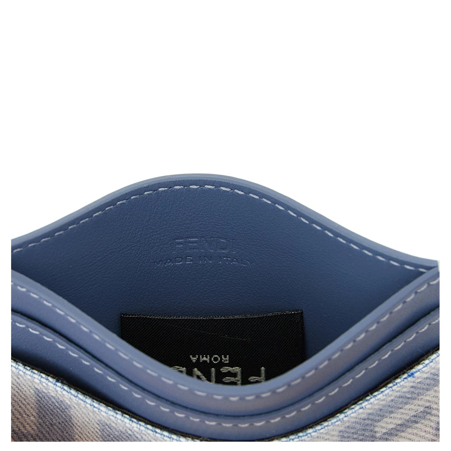 Blue Cotton Cardholder