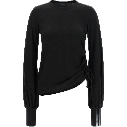 Black Merino Wool Sportswear