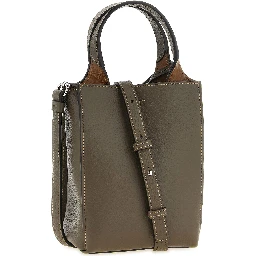 Bicolor Calfskin Handbag