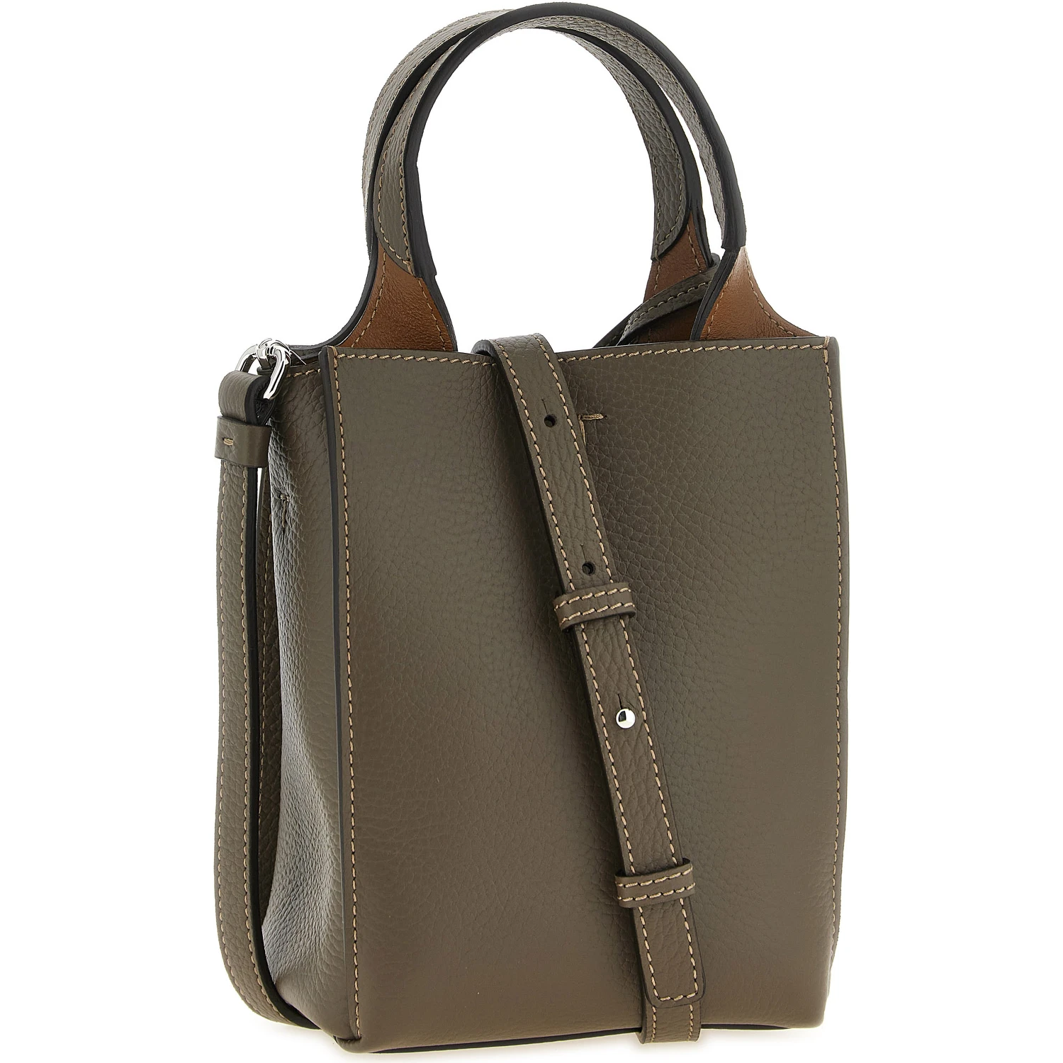 Bicolor Calfskin Handbag