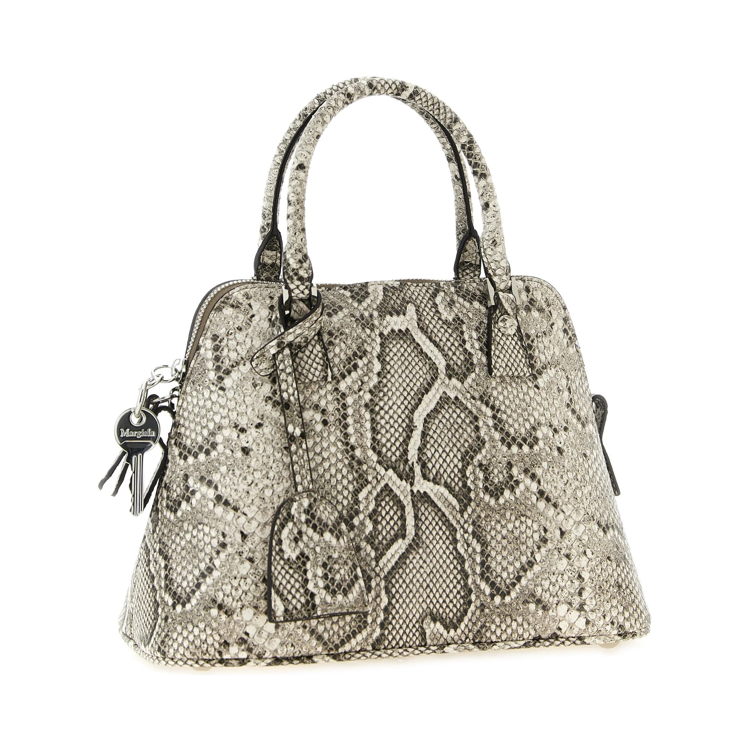 Gray Goatskin Shoulder Bag