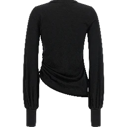 Black Merino Wool Sportswear