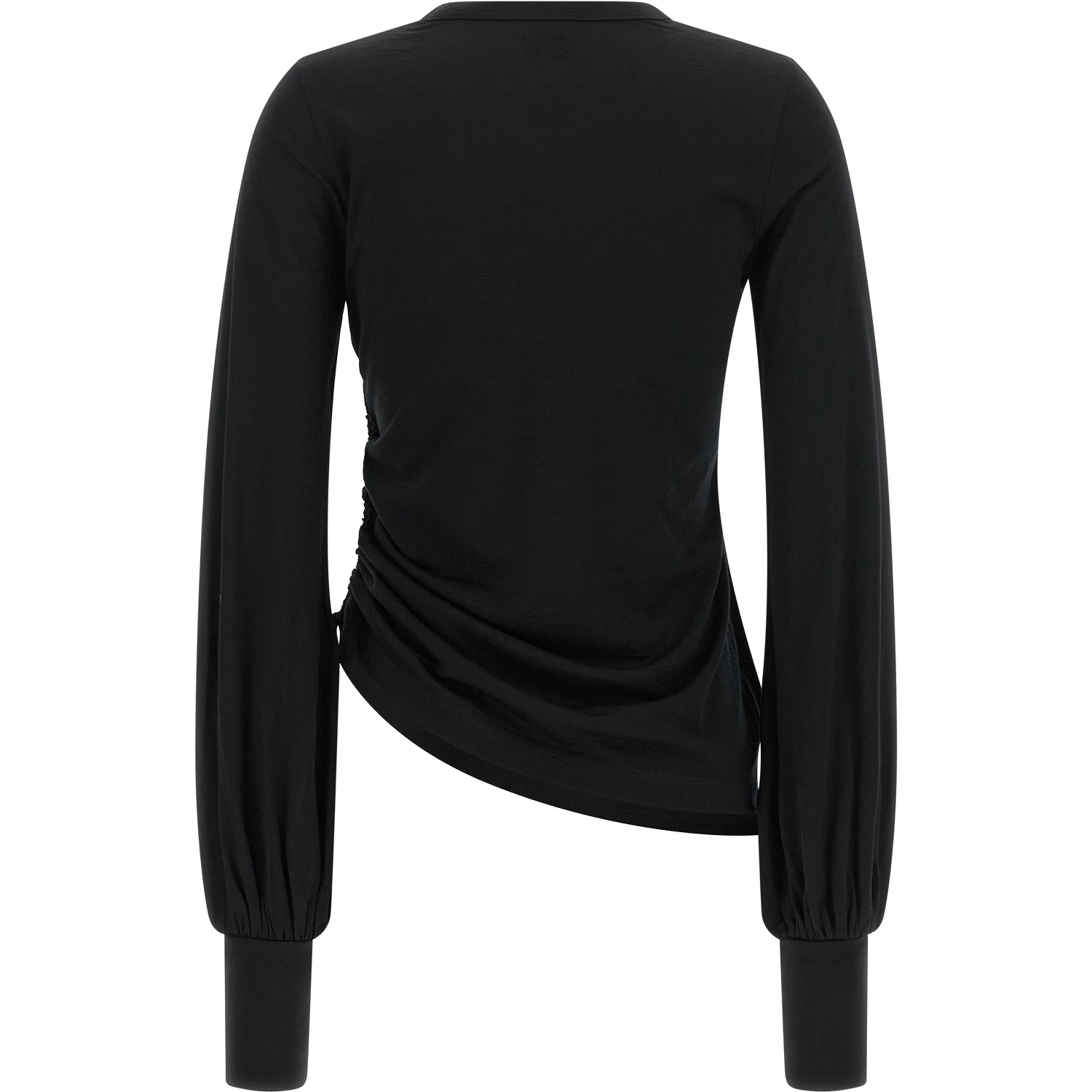 Black Merino Wool Sportswear