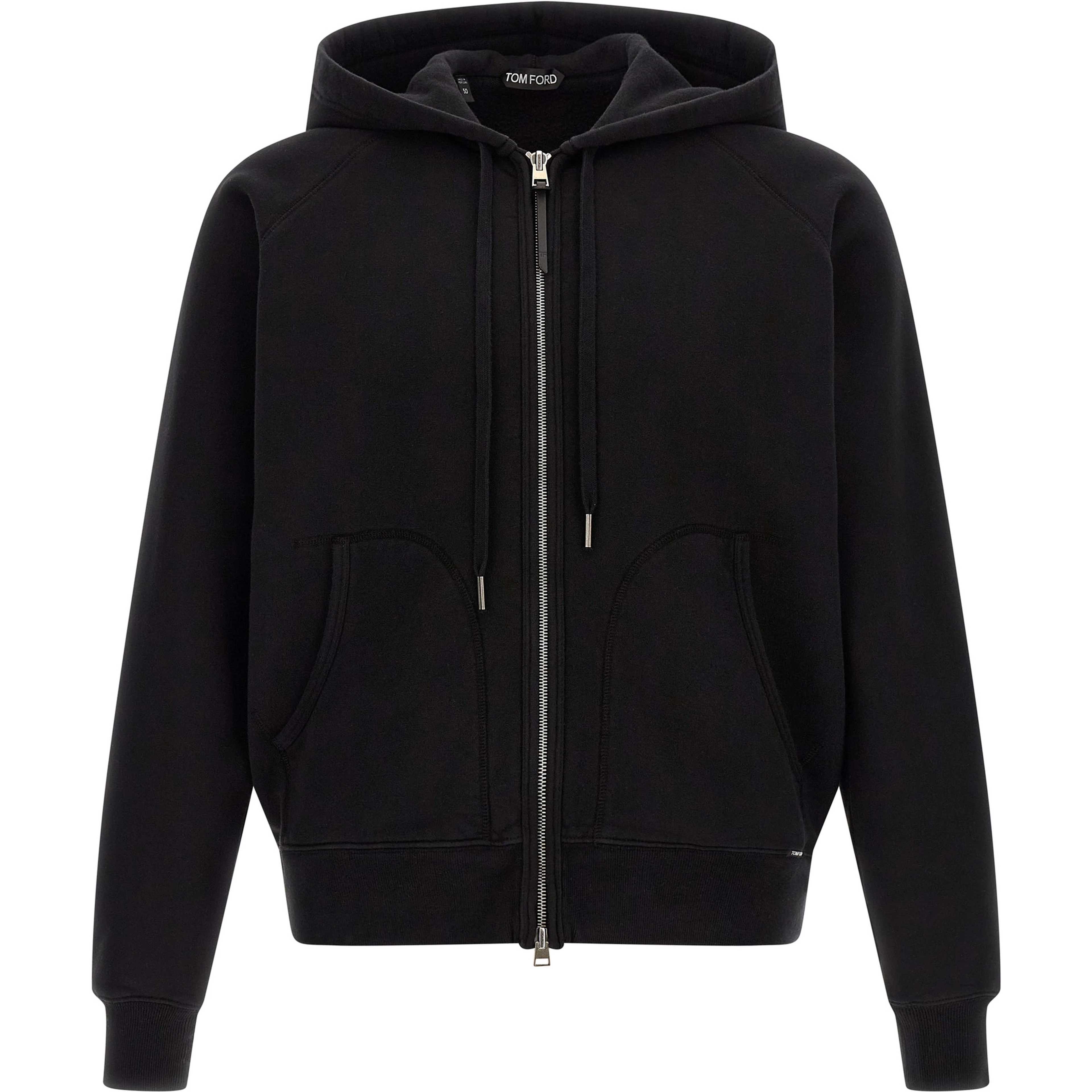 Black Cotton Sweatshirt