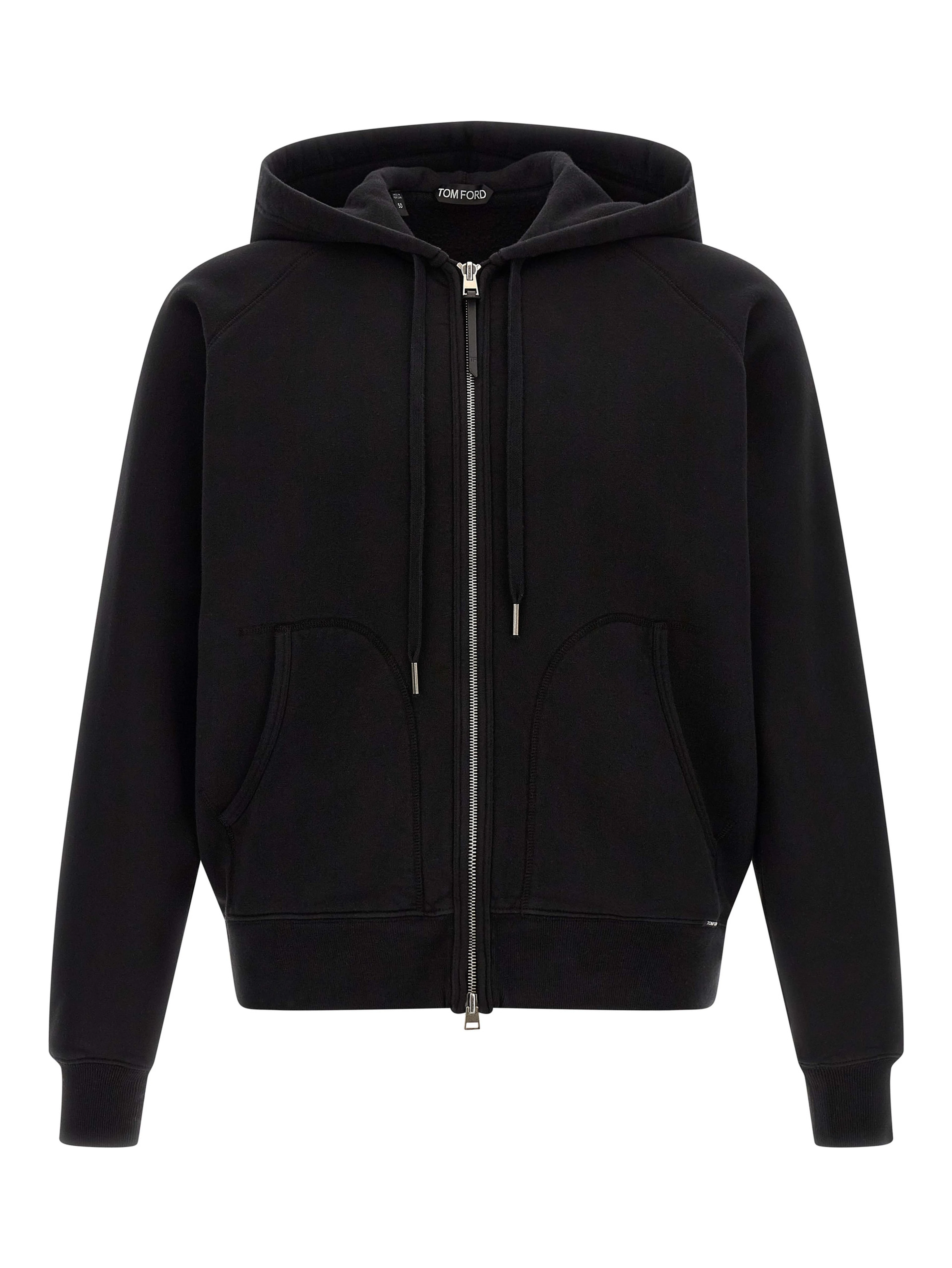 Black Cotton Sweatshirt