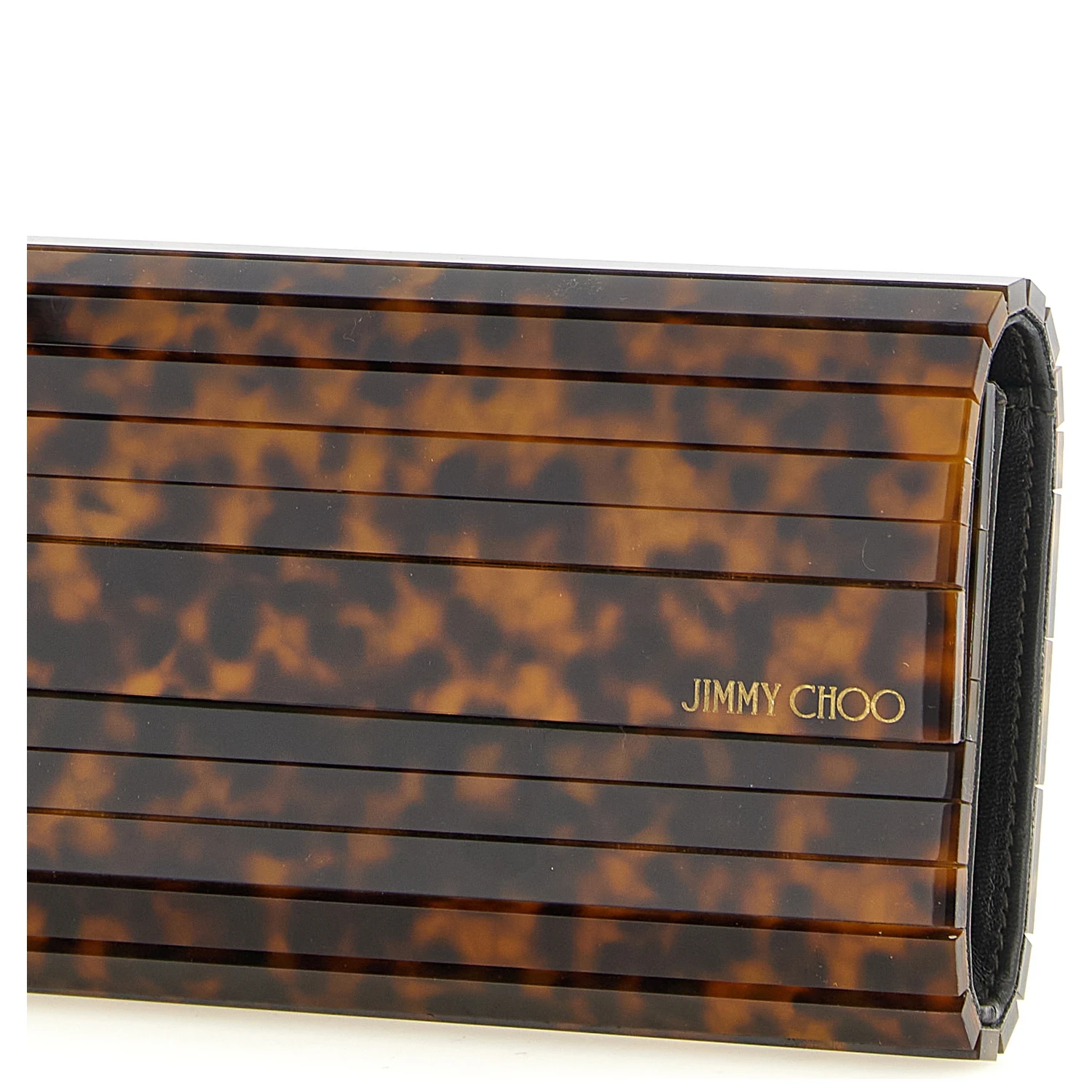 Beige Polyester Clutch Bag
